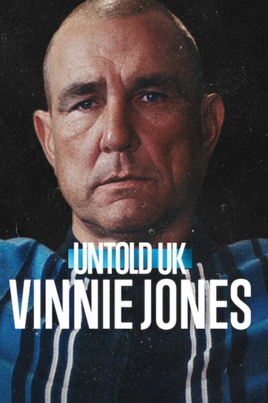 Poster chính thức của phim Phim Lịch Sử, Phim Tài Liệu "Bí mật giới thể thao Anh quốc: Vinnie Jones" (Untold UK: Vinnie Jones - 2026), với sự tham gia của diễn viên Vinnie Jones và John Fashanu.