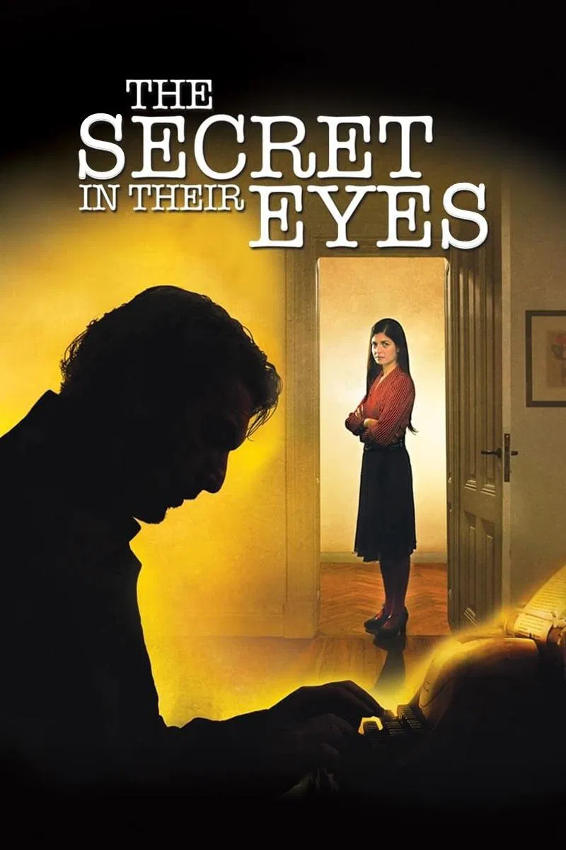 Poster chính thức của phim Phim Bí Ẩn, Phim Giật Gân "Bí Mật Sau Ánh Mắt" (The Secret in Their Eyes - 2009), với sự tham gia của diễn viên Ricardo Darín và Soledad Villamil.