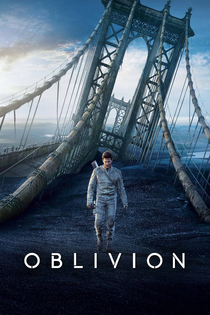 Poster chính thức của phim Phim Hành Động, Phim Viễn Tưởng "Bí Mật Trái Đất Diệt Vong" (Oblivion - 2013), với sự tham gia của diễn viên Tom Cruise và Morgan Freeman.