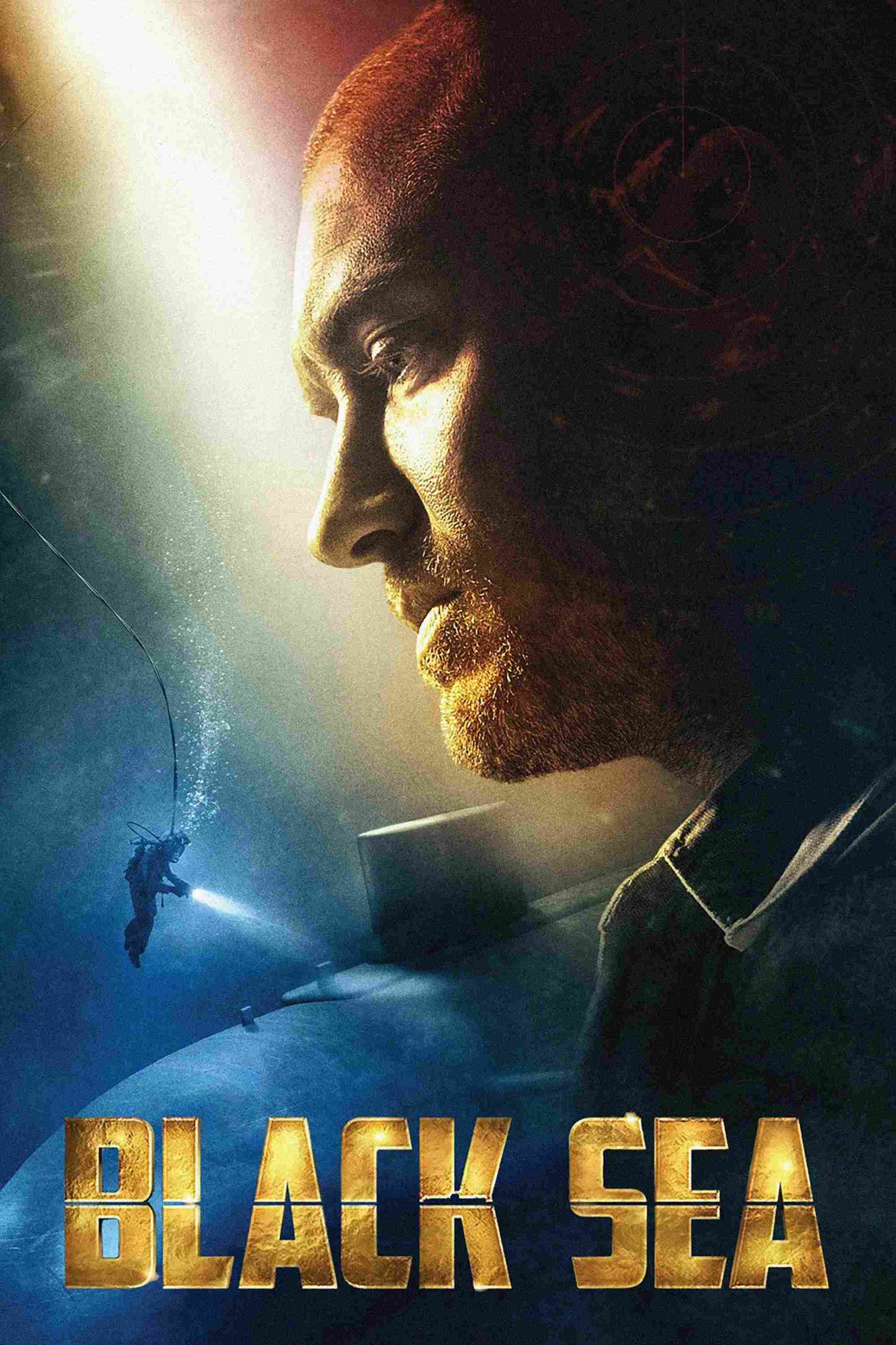 Poster chính thức của phim Phim Phiêu Lưu, Phim Tâm Lý "Biển Đen" (Black Sea - 2014), với sự tham gia của diễn viên Jude Law và Karl Davies.