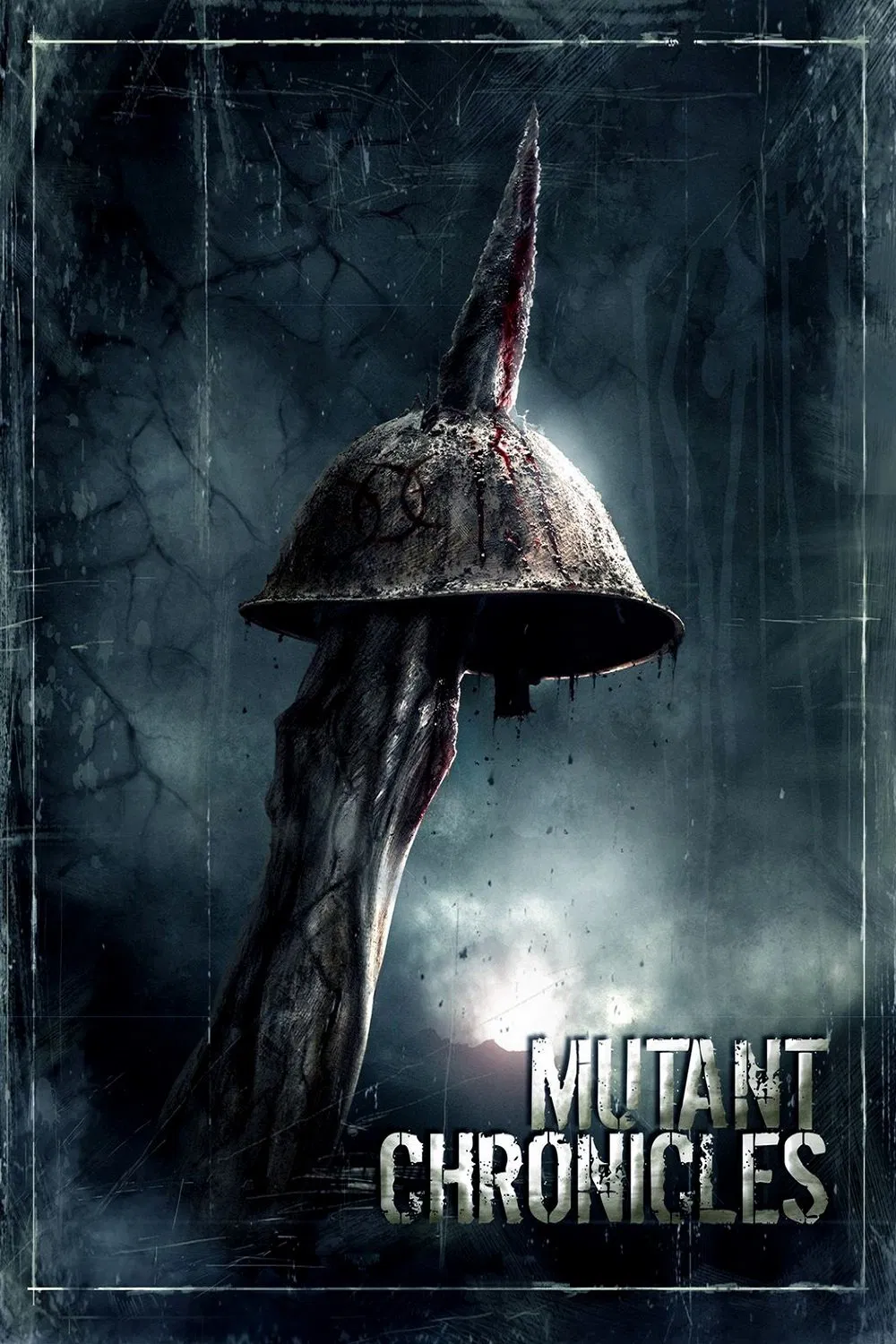 Poster chính thức của phim Phim Hành Động, Phim Phiêu Lưu "Biên Niên Sử Dị Nhân" (Mutant Chronicles - 2008), với sự tham gia của diễn viên Ron Perlman và Thomas Jane.