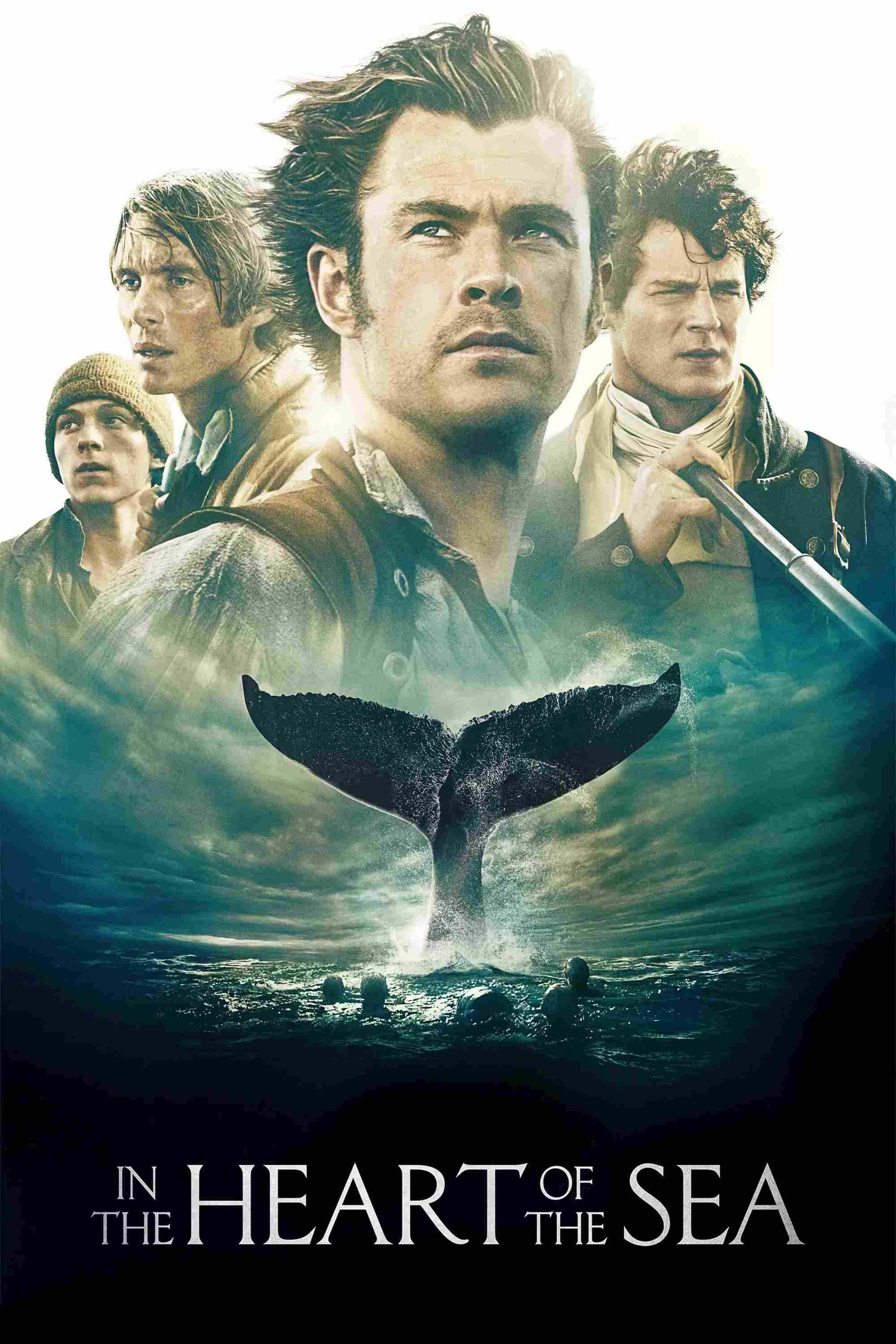 Poster chính thức của phim Phim Giật Gân, Phim Tâm Lý "Biển Sâu Dậy Sóng" (In the Heart of the Sea - 2015), với sự tham gia của diễn viên Chris Hemsworth và Benjamin Walker.
