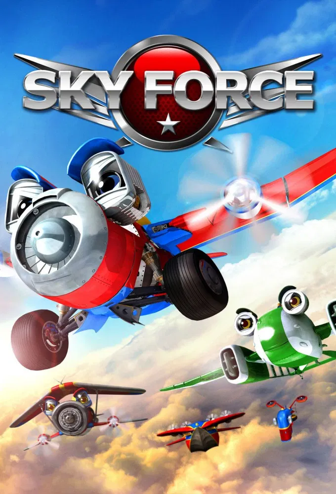 Poster chính thức của phim Phim Hoạt Hình "Biệt Đội Bầu Trời" (Sky Force - 2012), với sự tham gia của diễn viên Randy Charach.