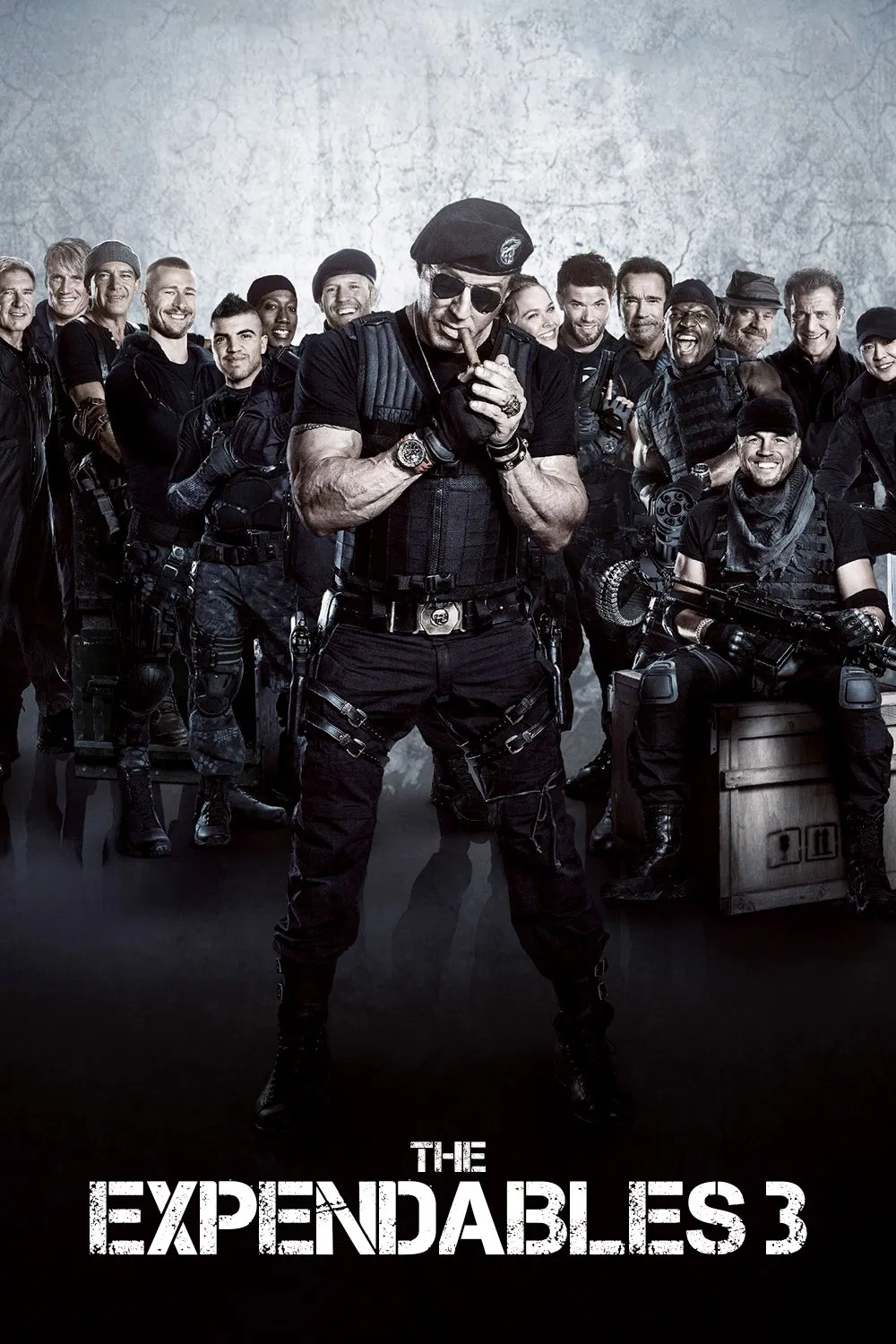 Poster chính thức của phim Phim Hành Động, Phim Phiêu Lưu "Biệt Đội Đánh Thuê 3" (The Expendables 3 - 2014), với sự tham gia của diễn viên Sylvester Stallone và Jason Statham.
