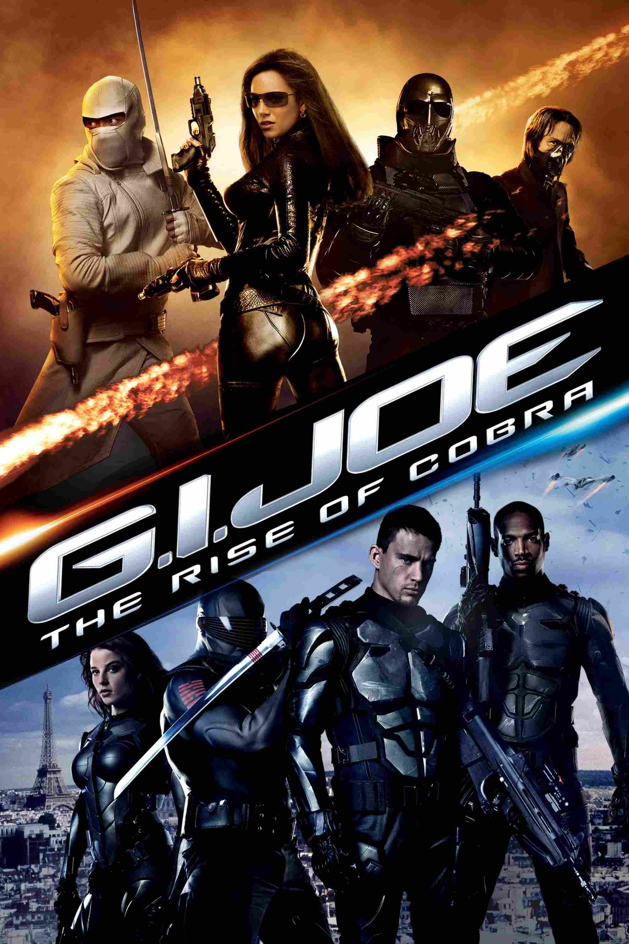 Poster chính thức của phim Phim Phiêu Lưu, Phim Hành Động "Biệt Đội G.I. Joe: Cuộc Chiến Mãng Xà" (G.I. Joe: The Rise of Cobra - 2009), với sự tham gia của diễn viên Adewale Akinnuoye-Agbaje và Christopher Eccleston.