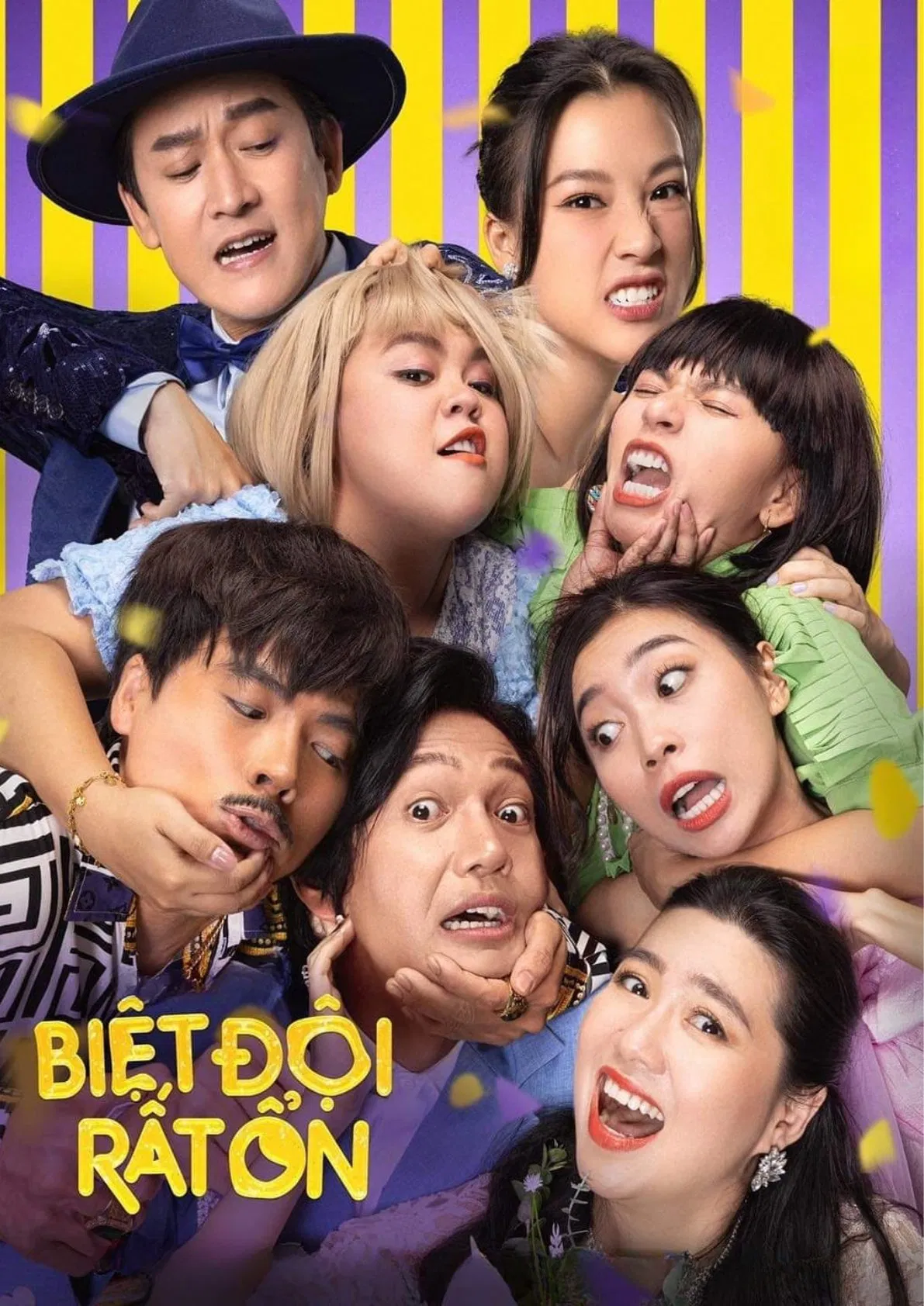 Poster chính thức của phim Phim Hài "Biệt Đội Rất Ổn" (The Ideal Squad - 2023), với sự tham gia của diễn viên Lê Khánh và Hoàng Oanh.