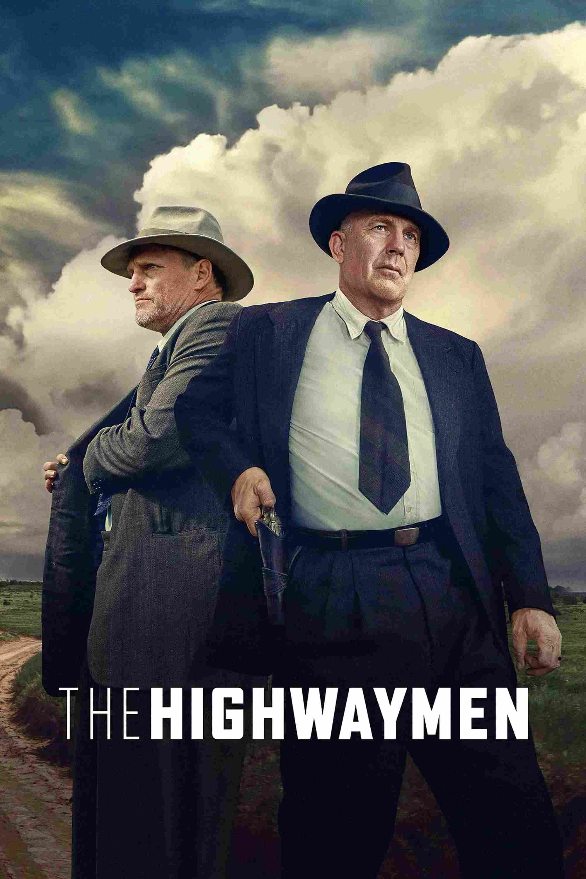 Poster chính thức của phim Phim Hình Sự, Phim Tâm Lý "Biệt Đội Xa Lộ" (The Highwaymen - 2019), với sự tham gia của diễn viên Kevin Costner và Woody Harrelson.