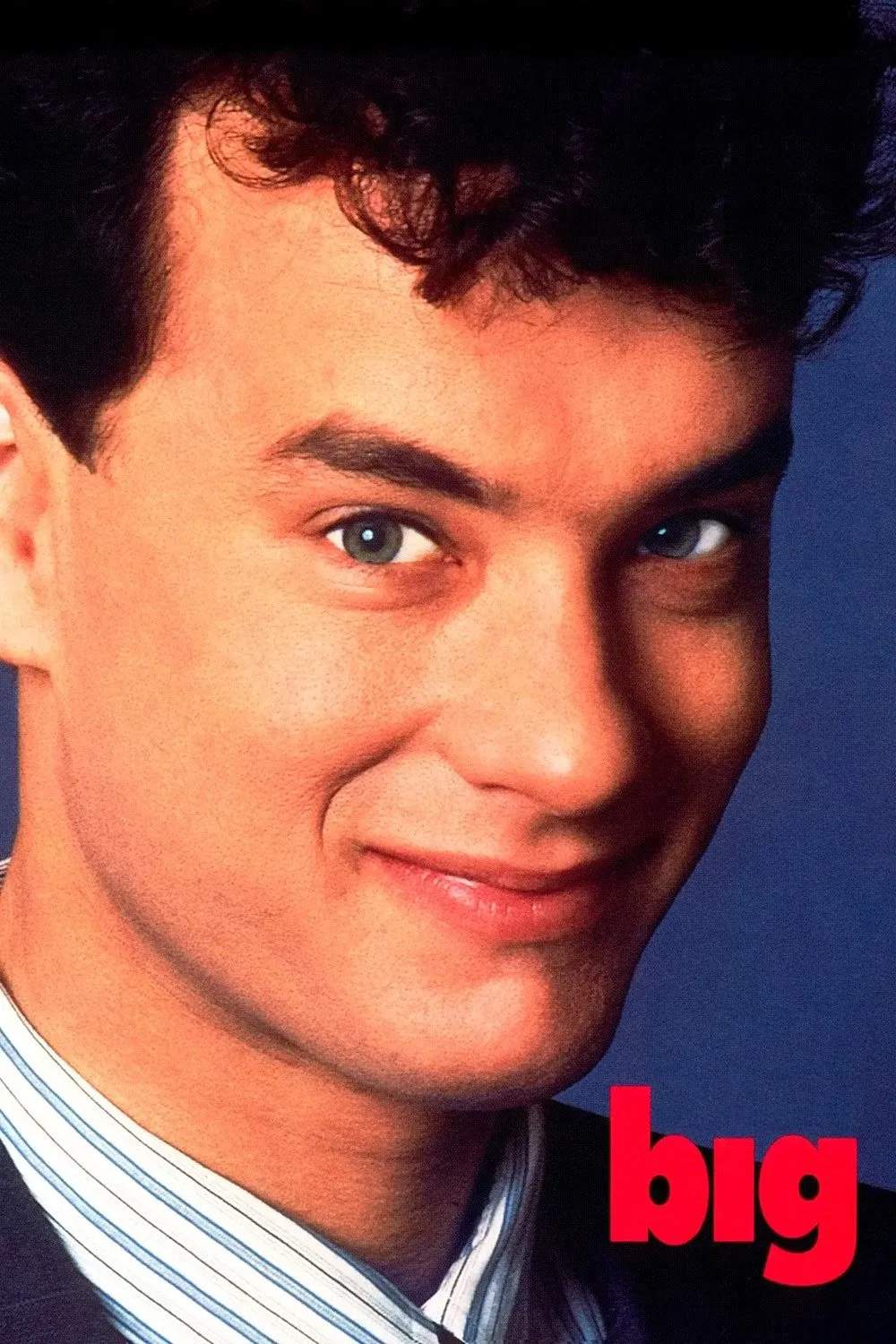Poster chính thức của phim Phim Giả Tượng, Phim Tâm Lý "Big" (Big - 1988), với sự tham gia của diễn viên Tom Hanks và Elizabeth Perkins.