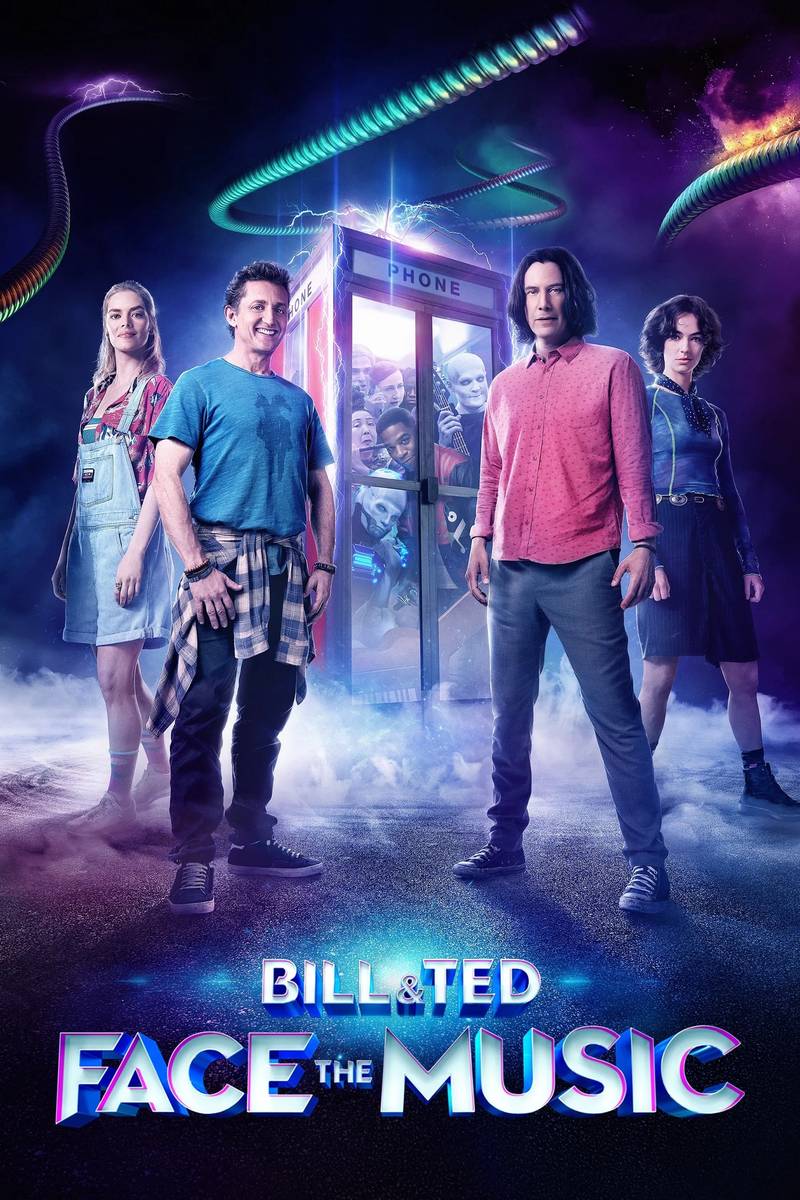 Poster chính thức của phim Phim Hài, Phim Viễn Tưởng "Bill & Ted Giải Cứu Thế Giới" (Bill & Ted Face the Music - 2020), với sự tham gia của diễn viên Keanu Reeves và Alex Winter.
