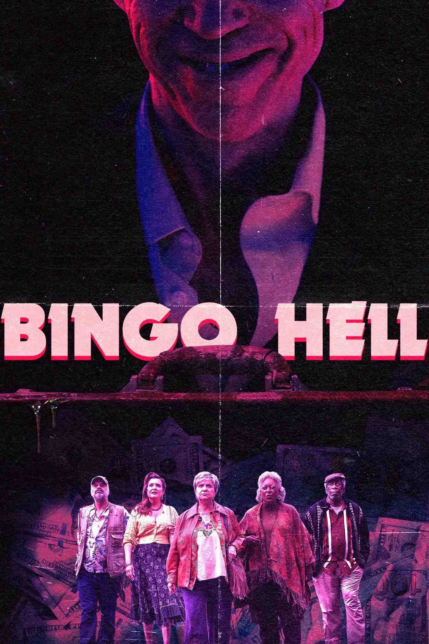 Poster chính thức của phim Phim Giật Gân, Phim Kinh Dị "Bingo Hell" (Bingo Hell - 2021), với sự tham gia của diễn viên Adriana Barraza và L. Scott Caldwell.