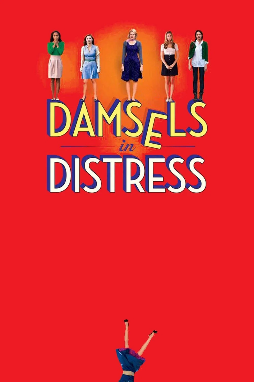 Poster chính thức của phim Phim Hài, Phim Tâm Lý "Bình Đẳng Giới" (Damsels in Distress - 2012), với sự tham gia của diễn viên Greta Gerwig và Lio Tipton.
