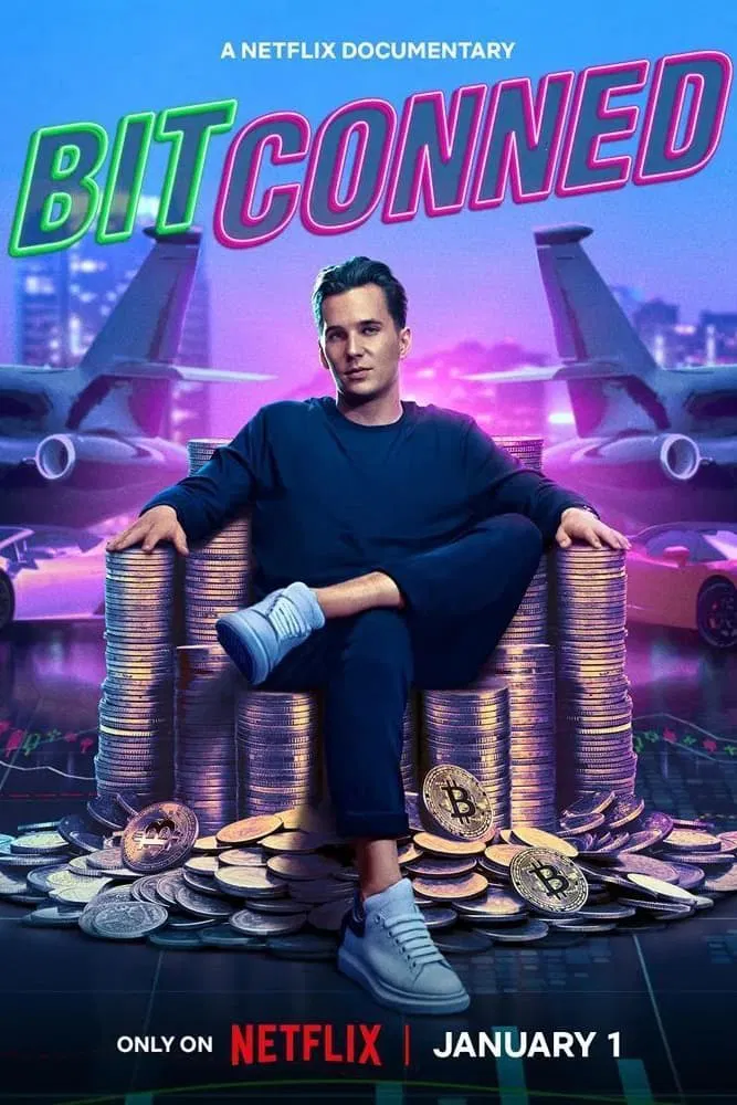 Poster chính thức của phim Phim Tài Liệu, Phim Hình Sự "Bitconned: Trò lừa tiền điện tử" (Bitconned - 2024).