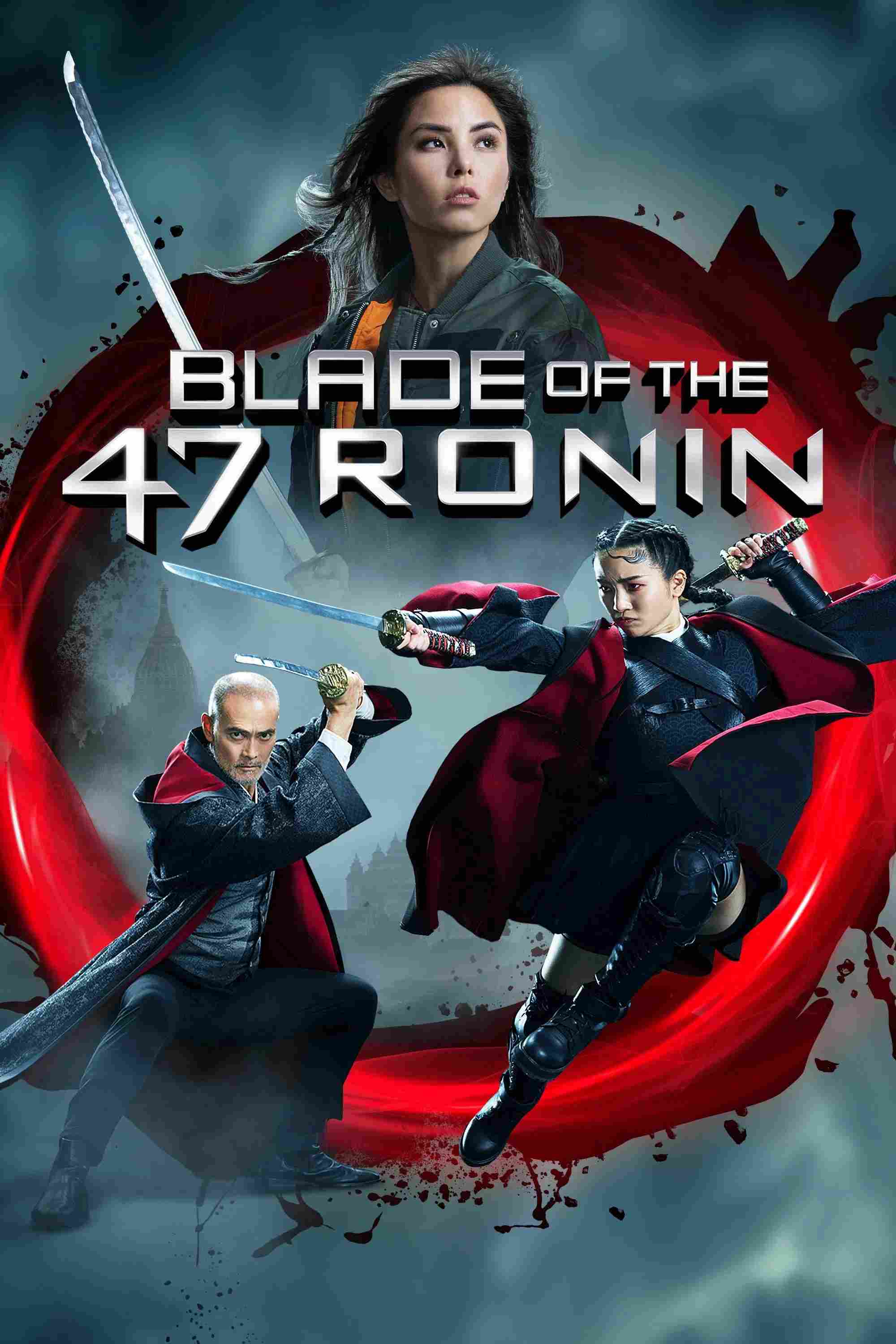Poster chính thức của phim Phim Giả Tượng "Blade Of The 47 Ronin" (Blade of the 47 Ronin - 2022), với sự tham gia của diễn viên Anna Akana và Mark Dacascos.