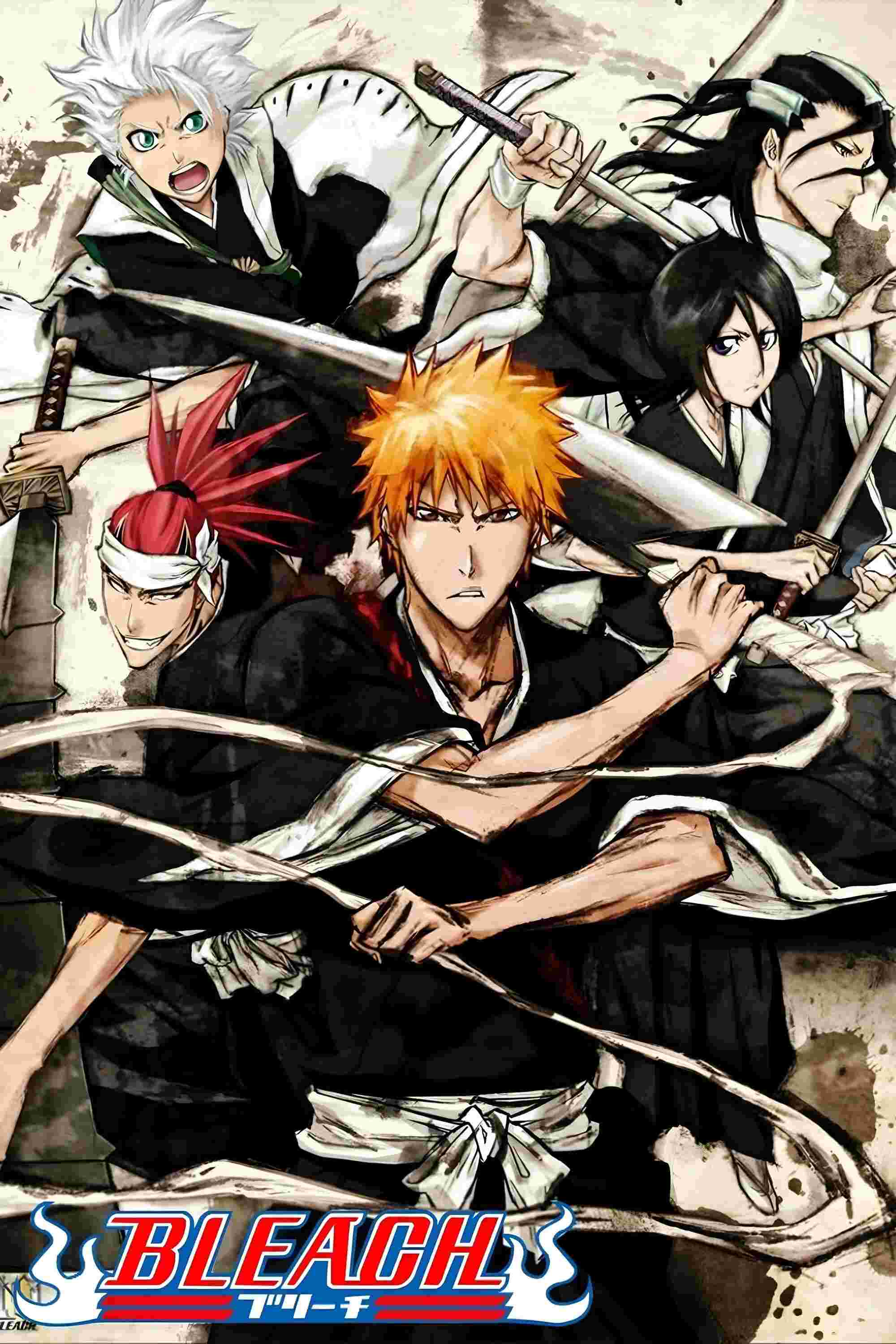 Poster chính thức của phim Phim Hành Động & Phiêu Lưu, Phim Hoạt Hình "Bleach" (Bleach - 2004), với sự tham gia của diễn viên Masakazu Morita và Fumiko Orikasa.
