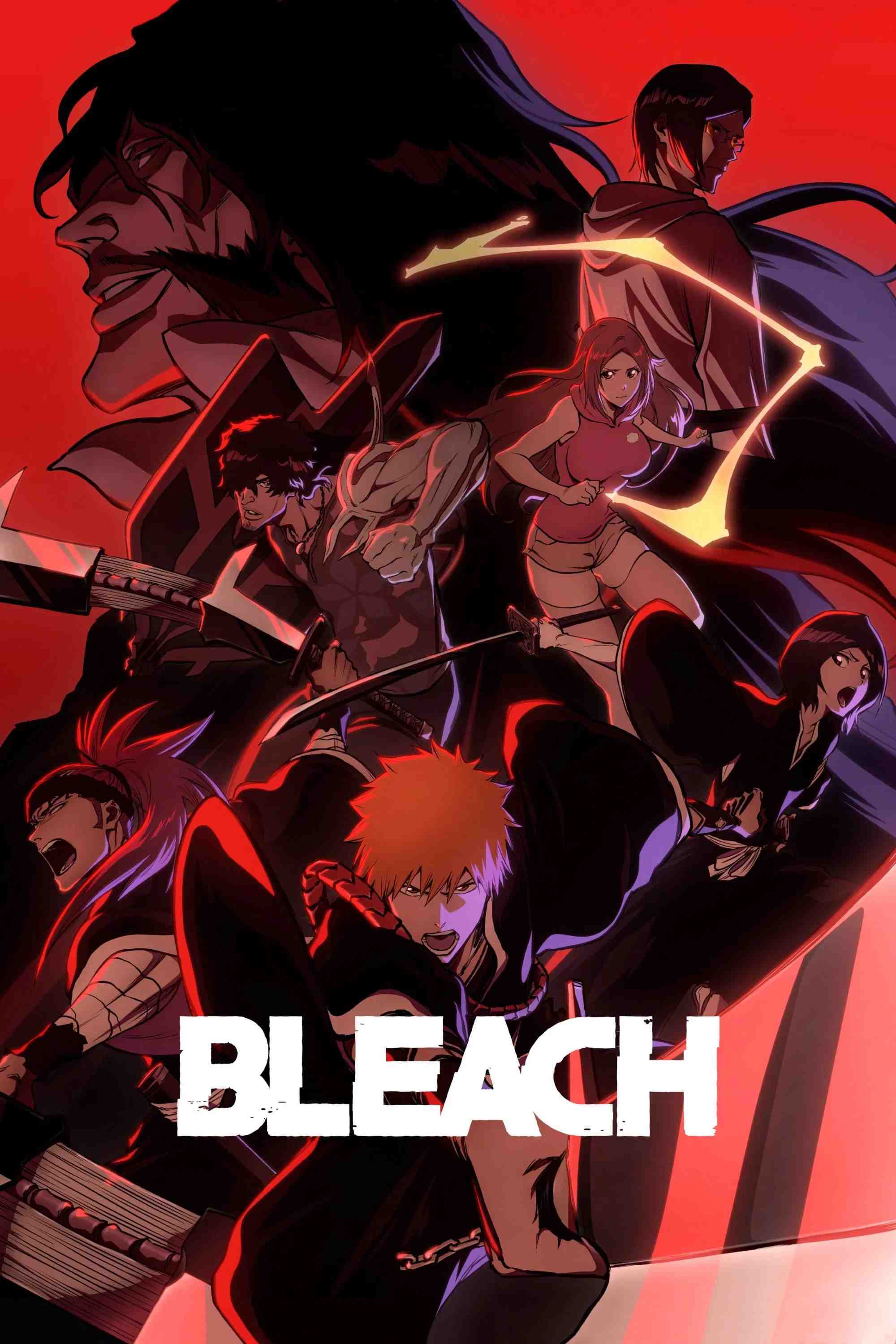 Poster chính thức của phim Phim Hành Động & Phiêu Lưu, Phim Hoạt Hình "BLEACH Huyết Chiến Ngàn Năm (Part 2) - Chia Biệt" (Bleach - 2004), với sự tham gia của diễn viên Masakazu Morita và Fumiko Orikasa.
