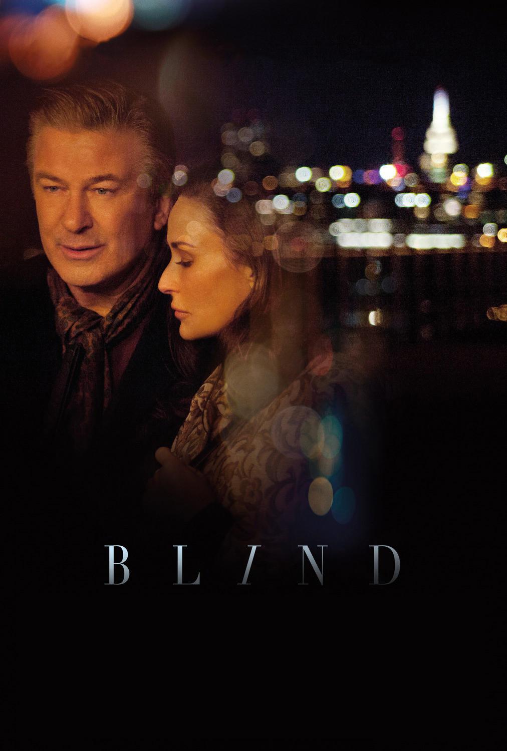 Poster chính thức của phim Phim Tâm Lý, Phim Tình Cảm "Blindd" (Blind - 2017), với sự tham gia của diễn viên Alec Baldwin và Demi Moore.