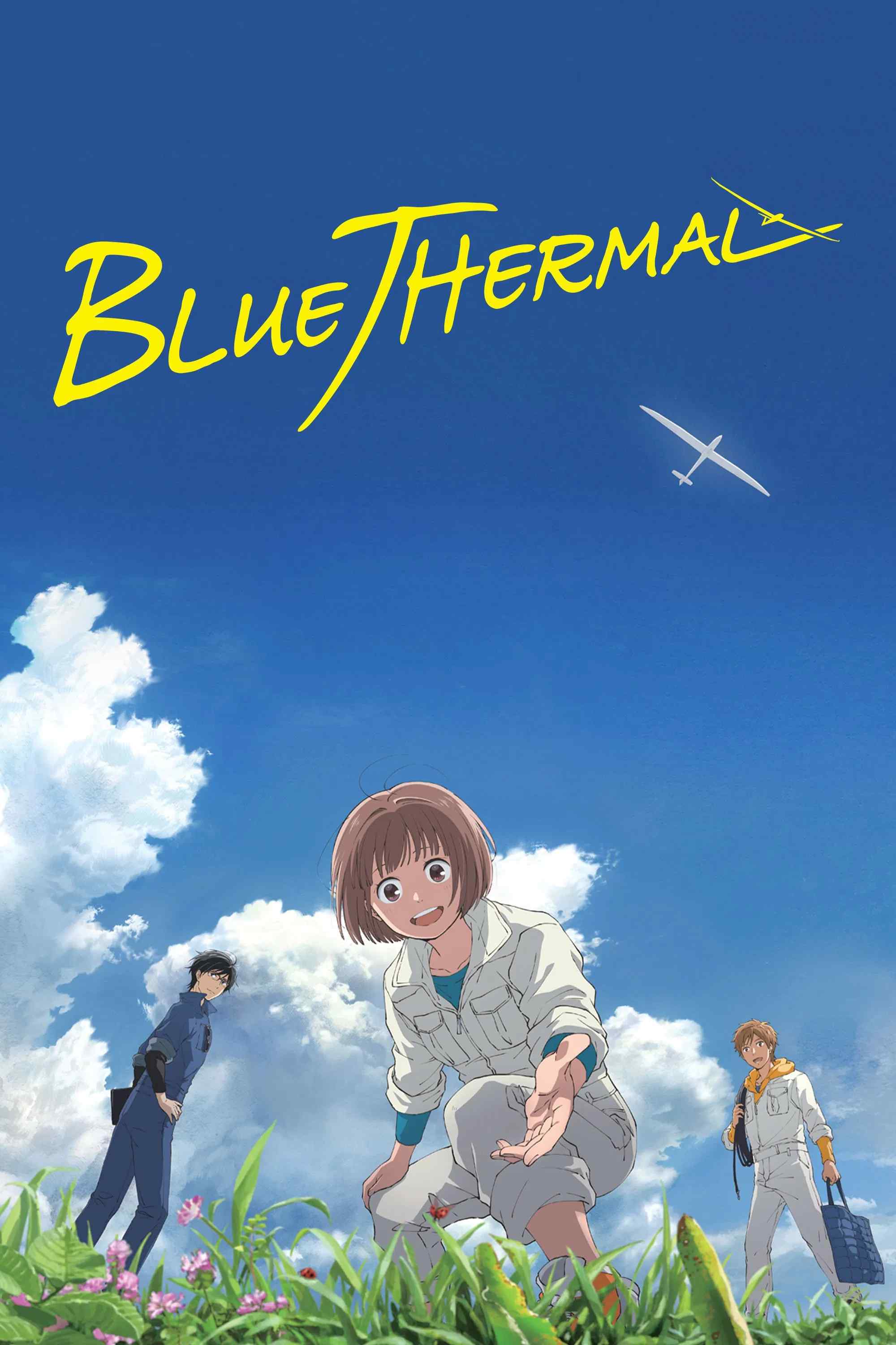 Poster chính thức của phim Phim Hoạt Hình, Phim Tâm Lý "Blue Thermal" (Blue Thermal - 2022), với sự tham gia của diễn viên Mayu Hotta và Nobunaga Shimazaki.
