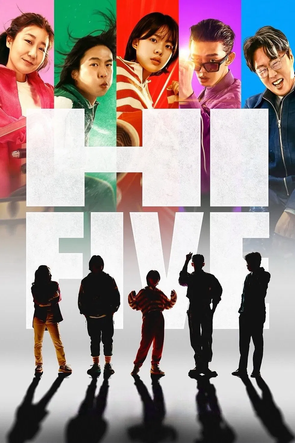 Poster chính thức của phim Phim Viễn Tưởng, Phim Hành Động "Bộ 5 Siêu Đẳng Cấp" (Hi-Five - 2025), với sự tham gia của diễn viên Lee Jae-in và Ahn Jae-hong.