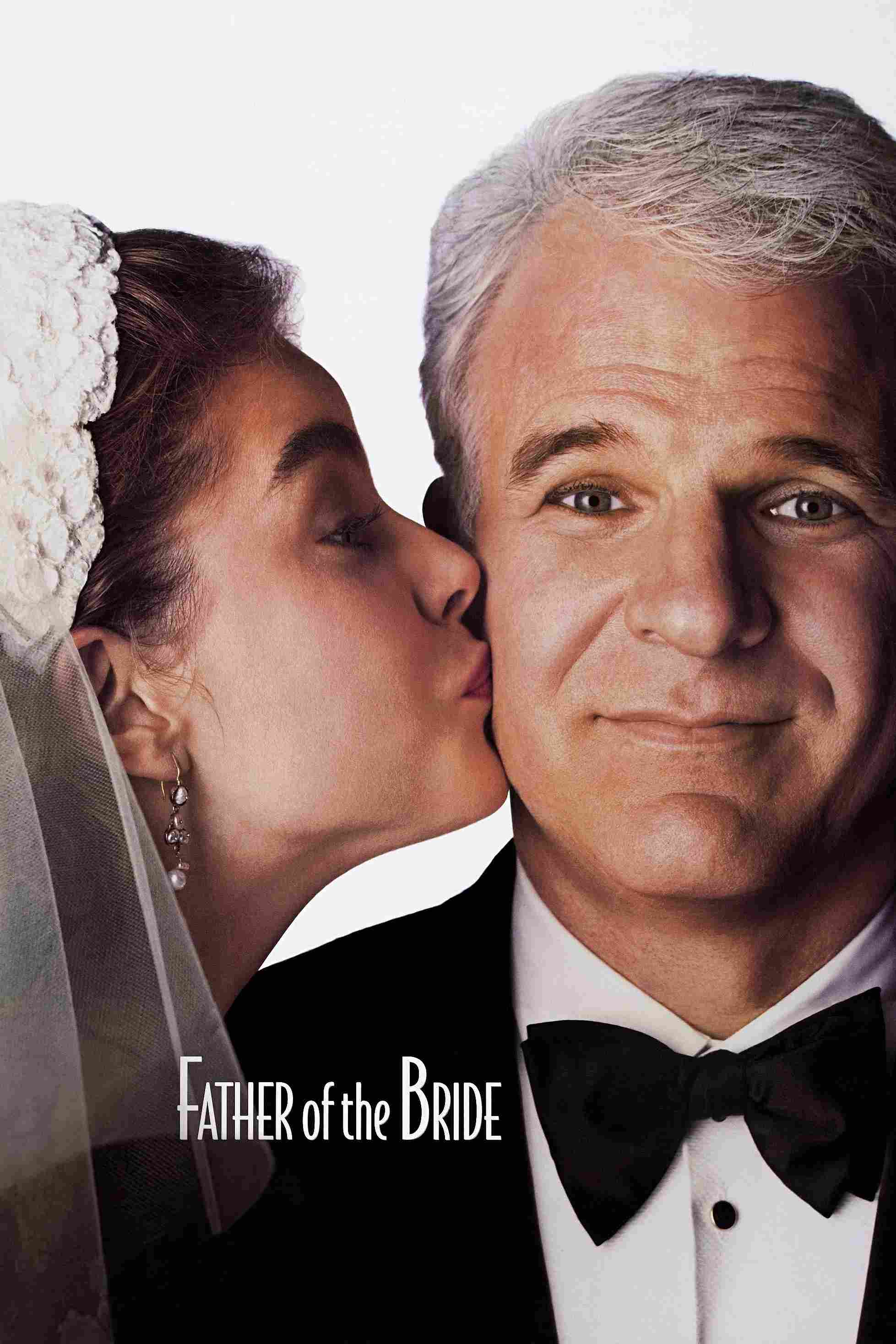 Poster chính thức của phim Phim Hài, Phim Tình Cảm "Bố Của Cô Dâu (Phần 1)" (Father of the Bride - 1991), với sự tham gia của diễn viên Steve Martin và Diane Keaton.