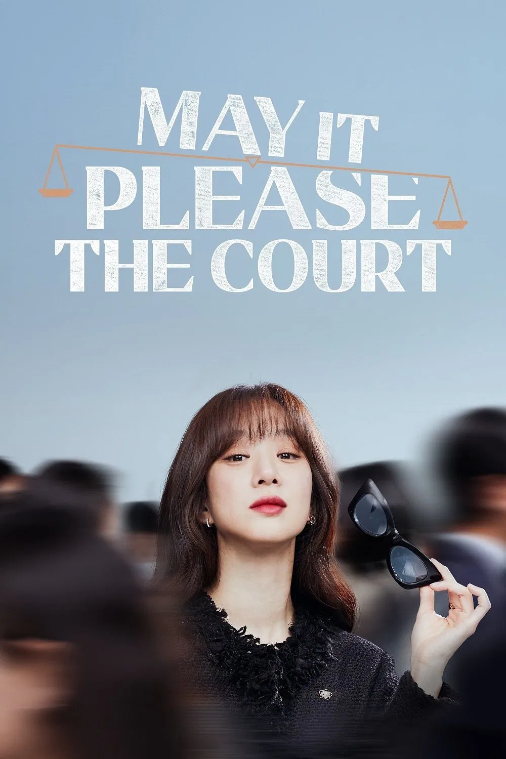 Poster chính thức của phim Phim Tâm Lý "Bộ Đôi Luật Sư" (May It Please the Court - 2022), với sự tham gia của diễn viên Jung Ryeo-won và Lee Kyoo-hyung.