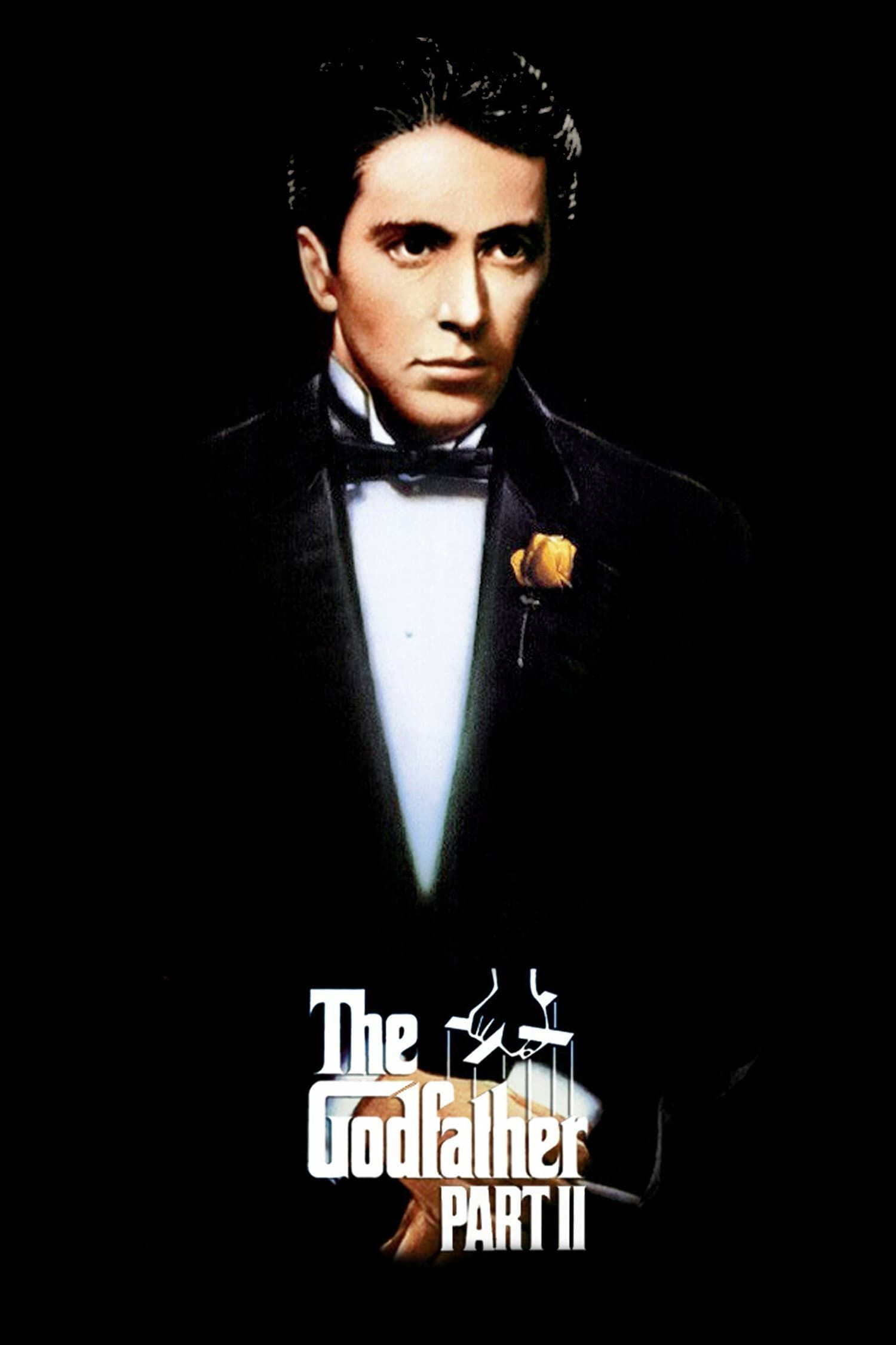 Poster chính thức của phim Phim Tâm Lý, Phim Hình Sự "Bố Già Phần II" (The Godfather Part II - 1974), với sự tham gia của diễn viên Al Pacino và Robert Duvall.