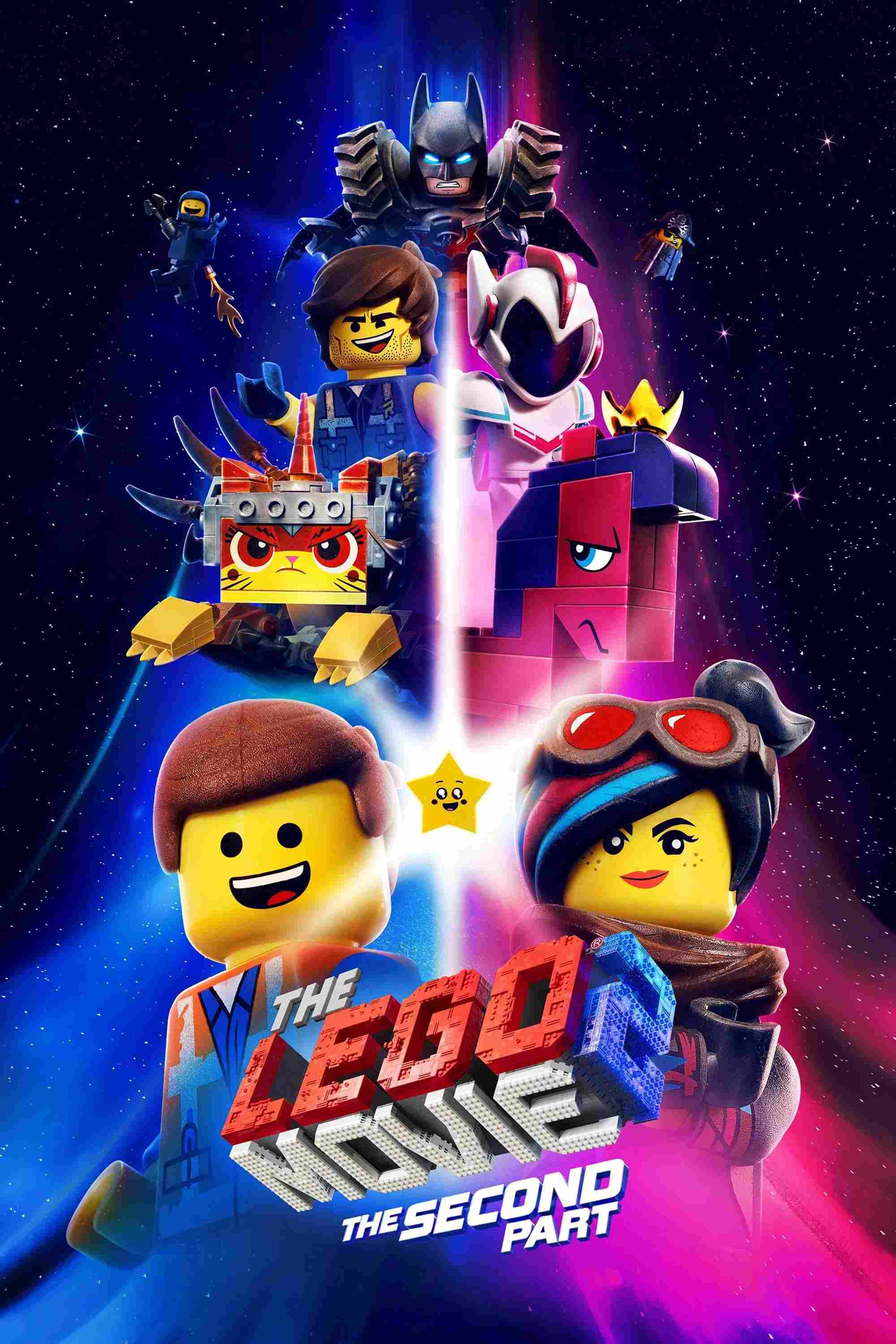 Poster chính thức của phim Phim Hành Động, Phim Phiêu Lưu "Bộ Phim Lego 2" (The Lego Movie 2: The Second Part - 2019), với sự tham gia của diễn viên Chris Pratt và Elizabeth Banks.