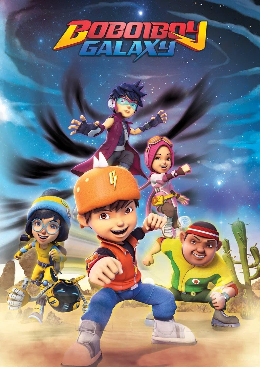Poster chính thức của phim Phim Hành Động & Phiêu Lưu, Phim Viễn Tưởng & Giả Tưởng "Boboiboy Galaxy Gentar (Phần 4)" (BoBoiBoy Galaxy - 2016), với sự tham gia của diễn viên Dzubir Mohamed Zakaria.