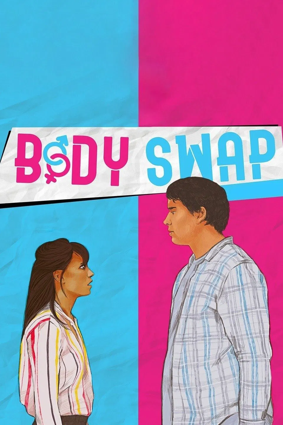 Poster chính thức của phim Phim Tình Cảm, Phim Hài "Body Swap" (Body Swap - 2019), với sự tham gia của diễn viên Gunner Willis và Kayte Giralt.
