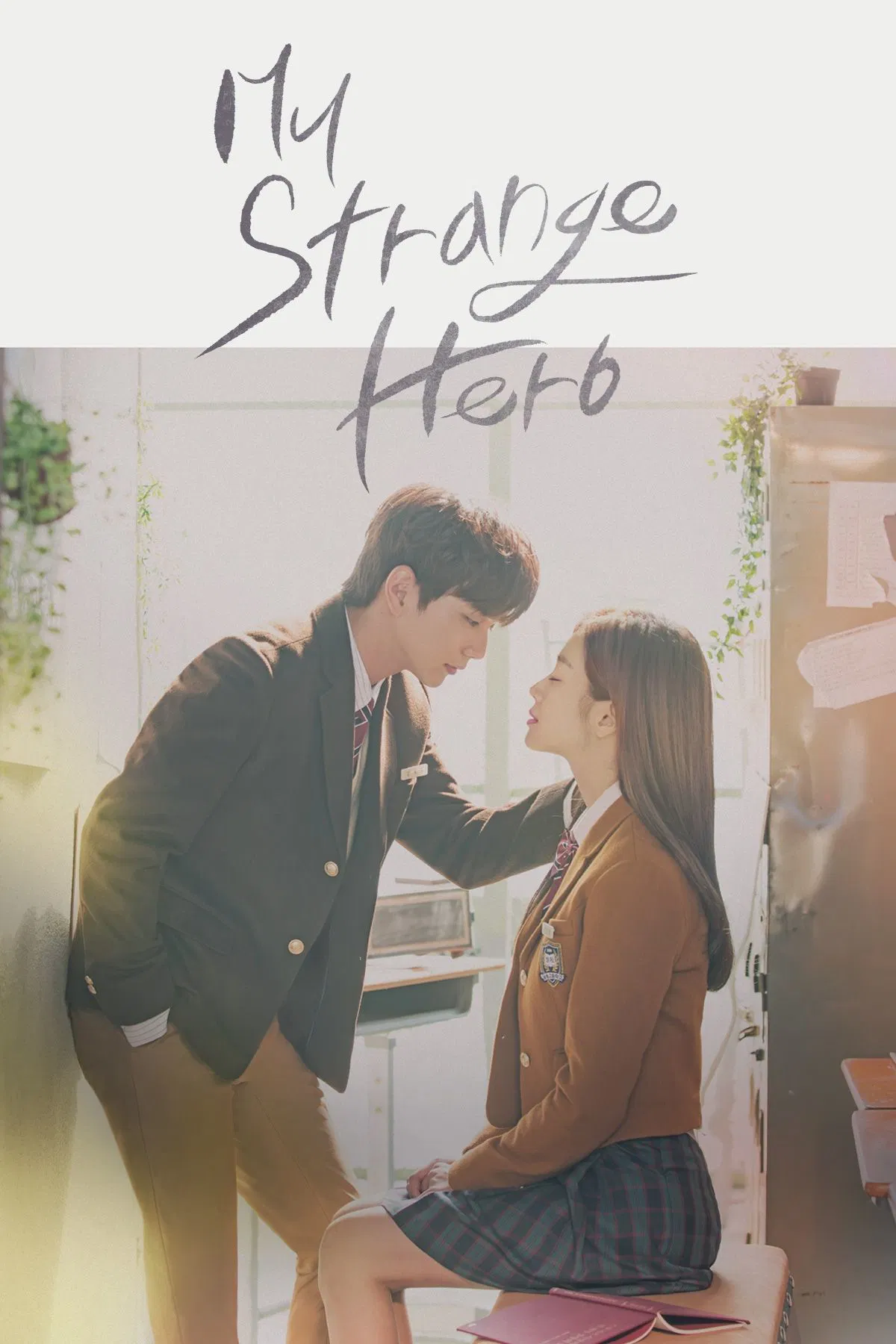 Poster chính thức của phim Phim Tâm Lý, Phim Hài "Bok Soo Trở Về" (My Strange Hero - 2018), với sự tham gia của diễn viên Yoo Seung-ho và Cho Bo-ah.