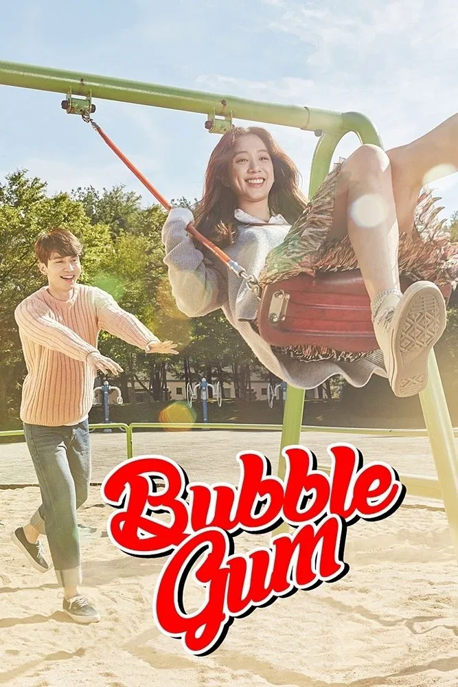 Poster chính thức của phim Phim Tâm Lý, Phim Tình Cảm "Bong Bóng Tình Yêu" (Bubble Gum - 2015), với sự tham gia của diễn viên Lee Dong-wook và Jung Ryeo-won.