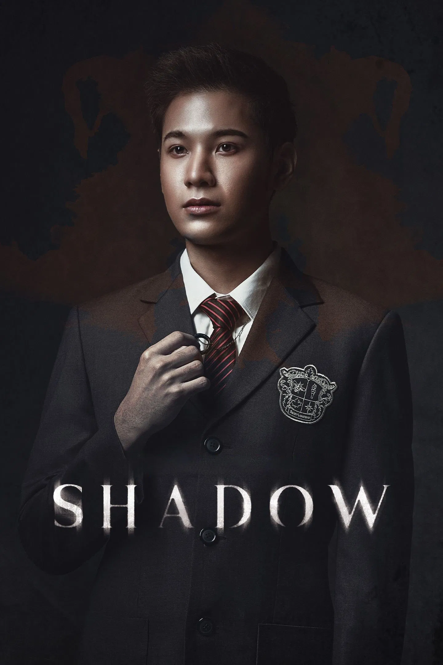 Poster chính thức của phim Phim Bí Ẩn "Bóng Đè" (Shadow - 2023), với sự tham gia của diễn viên Prachaya Ruangroj và Natouch Siripongthon.
