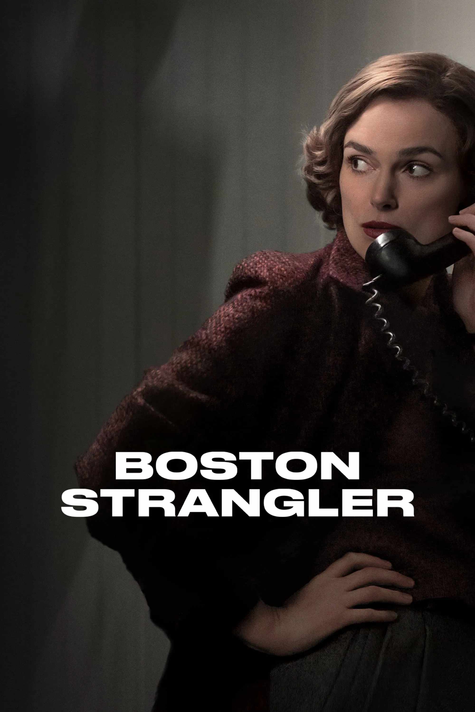 Poster chính thức của phim Phim Hình Sự, Phim Bí Ẩn "Boston Strangler" (Boston Strangler - 2023), với sự tham gia của diễn viên Keira Knightley và Carrie Coon.
