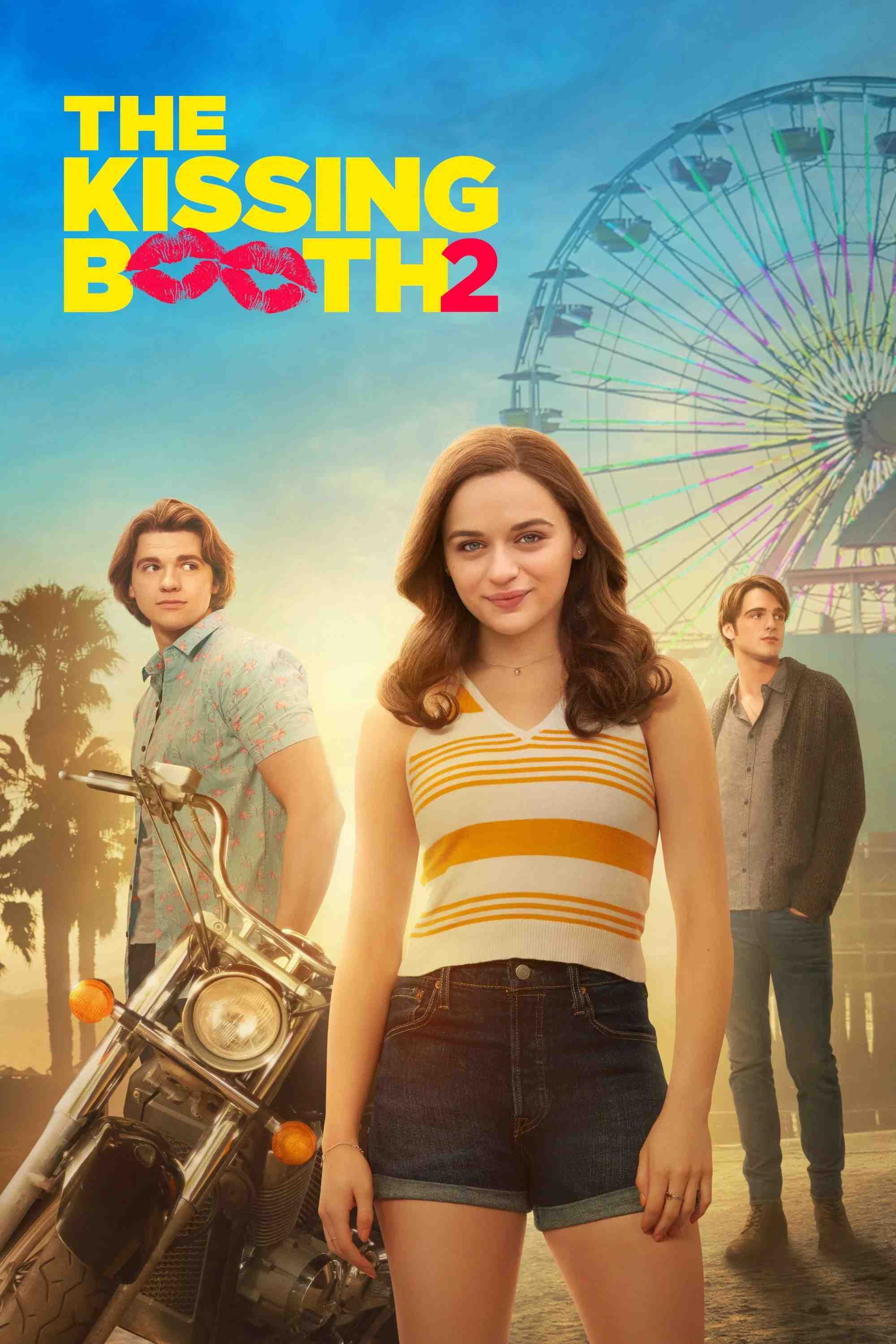 Poster chính thức của phim Phim Hài, Phim Tình Cảm "Bốt Hôn 2" (The Kissing Booth 2 - 2020), với sự tham gia của diễn viên Joey King và Jacob Elordi.