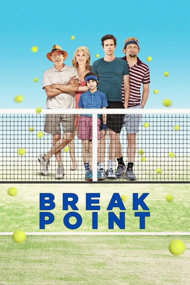 Poster chính thức của phim Phim Hài "Break Point" (Break Point - 2014), với sự tham gia của diễn viên Amy Smart và J.K. Simmons.