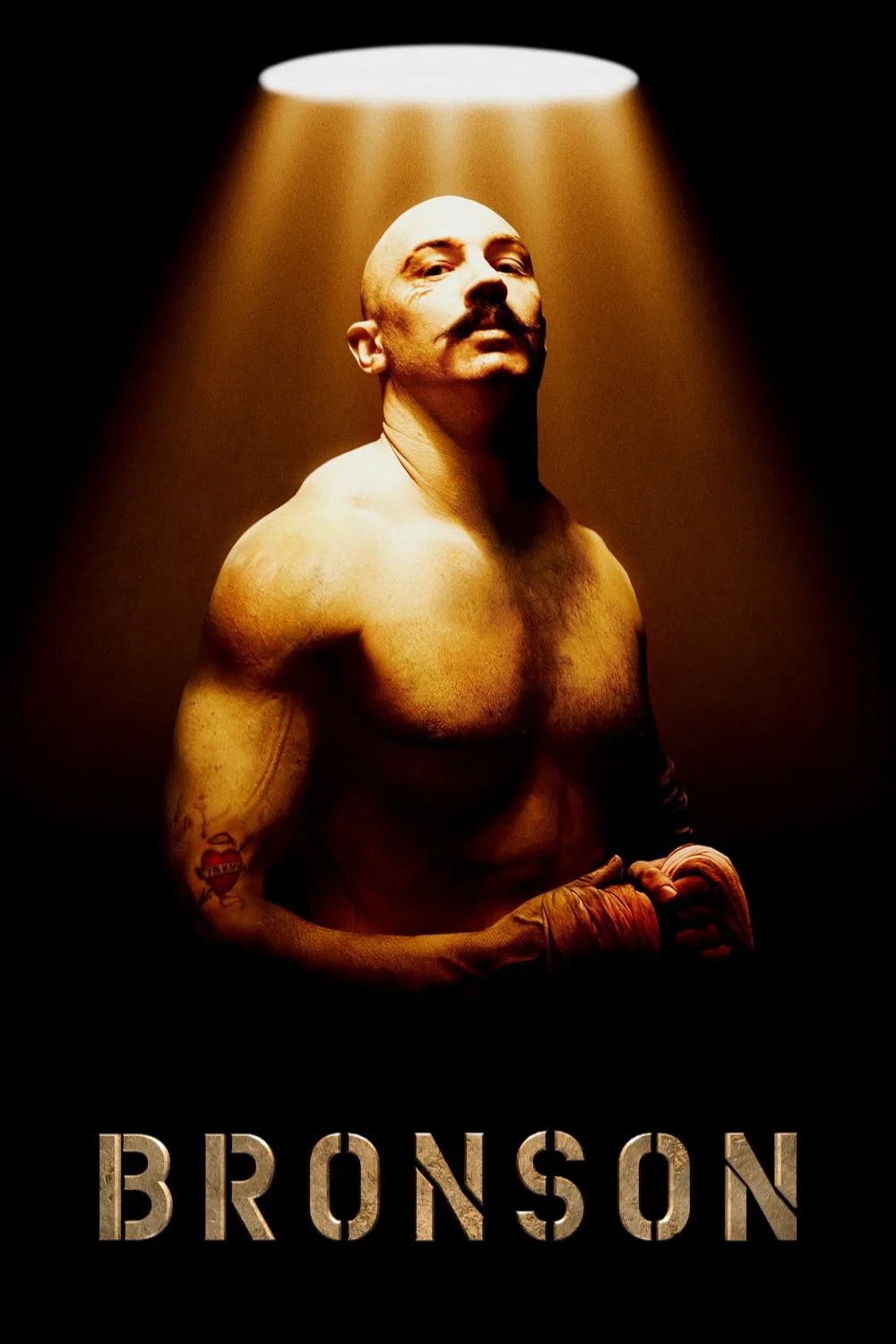 Poster chính thức của phim Phim Tâm Lý, Phim Hành Động "Bronson" (Bronson - 2009), với sự tham gia của diễn viên Tom Hardy và Matt King.