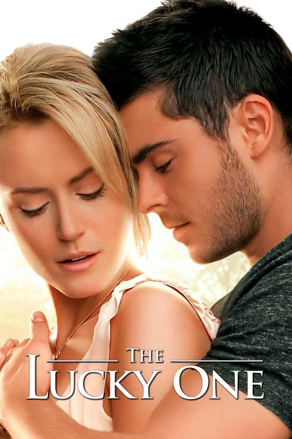 Poster chính thức của phim Phim Tâm Lý, Phim Tình Cảm "Bức Ảnh Định Mệnh" (The Lucky One - 2012), với sự tham gia của diễn viên Zac Efron và Taylor Schilling.