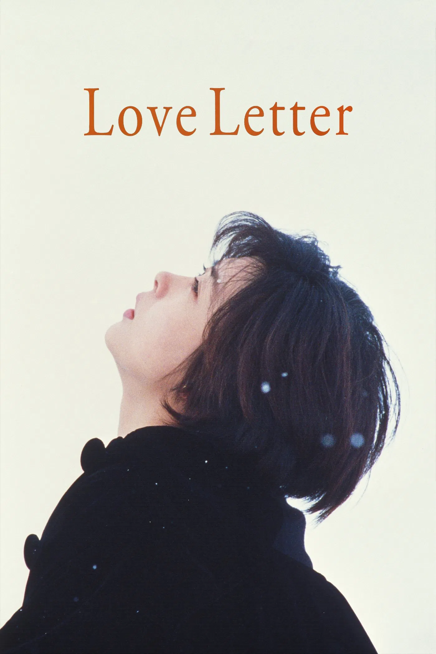 Poster chính thức của phim Phim Tâm Lý, Phim Tình Cảm "Bức Thư Tình" (Love Letter - 1995), với sự tham gia của diễn viên Miho Nakayama và Etsushi Toyokawa.