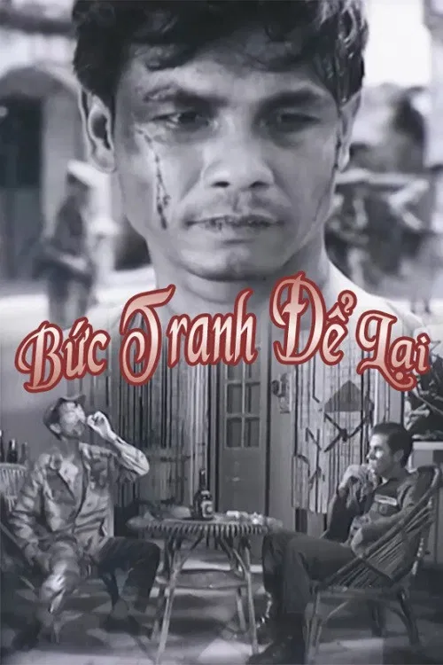 Poster chính thức của phim "Bức Tranh Để Lại" (The Painting - 1970), với sự tham gia của diễn viên Trần Phương.