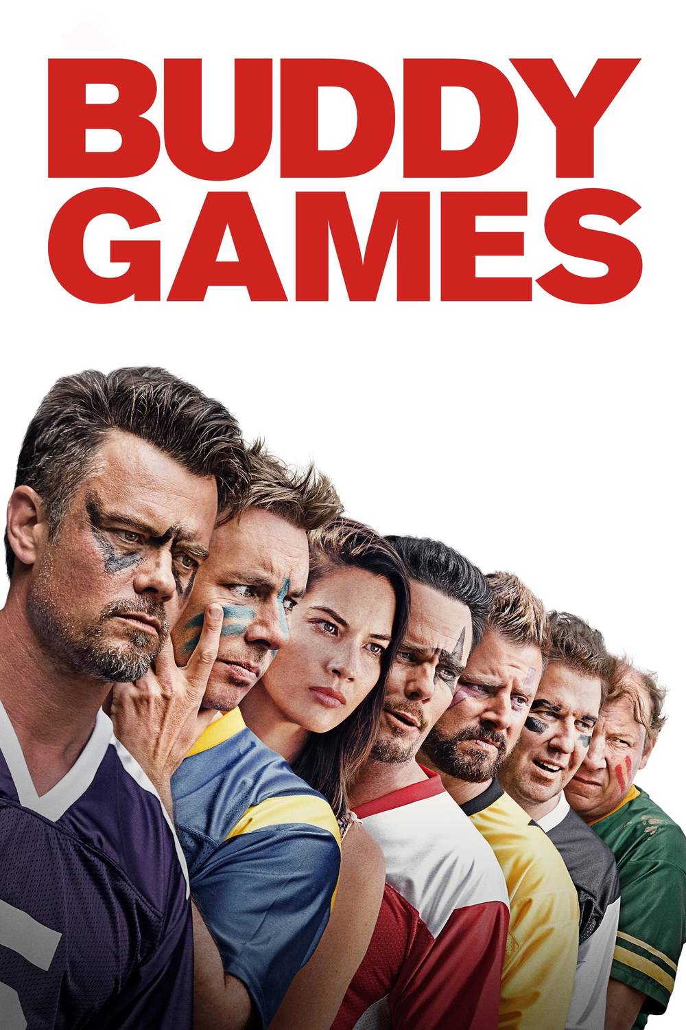 Poster chính thức của phim Phim Hài "Giải đấu bạn bè" (Buddy Games - 2019), với sự tham gia của diễn viên Josh Duhamel và Dan Bakkedahl.