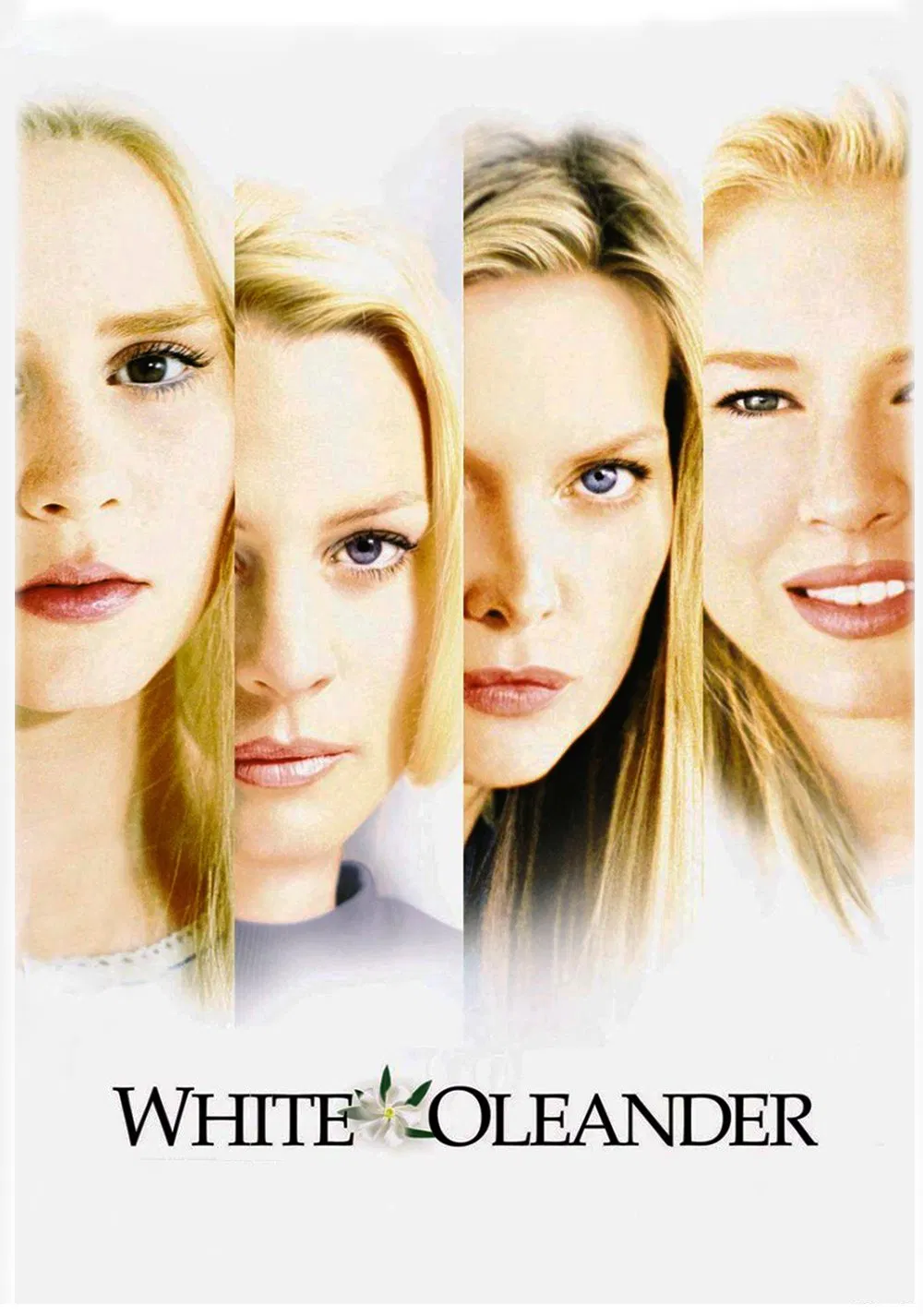 Poster chính thức của phim Phim Tâm Lý "Bụi Trúc Đào Trắng" (White Oleander - 2002), với sự tham gia của diễn viên Alison Lohman và Michelle Pfeiffer.