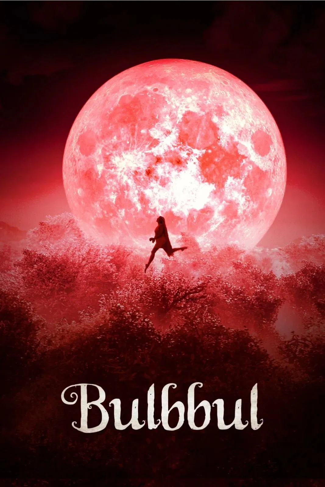 Poster chính thức của phim Phim Kinh Dị, Phim Giả Tượng "Bulbbul" (Bulbbul - 2020), với sự tham gia của diễn viên Triptii Dimri và Avinash Tiwary.