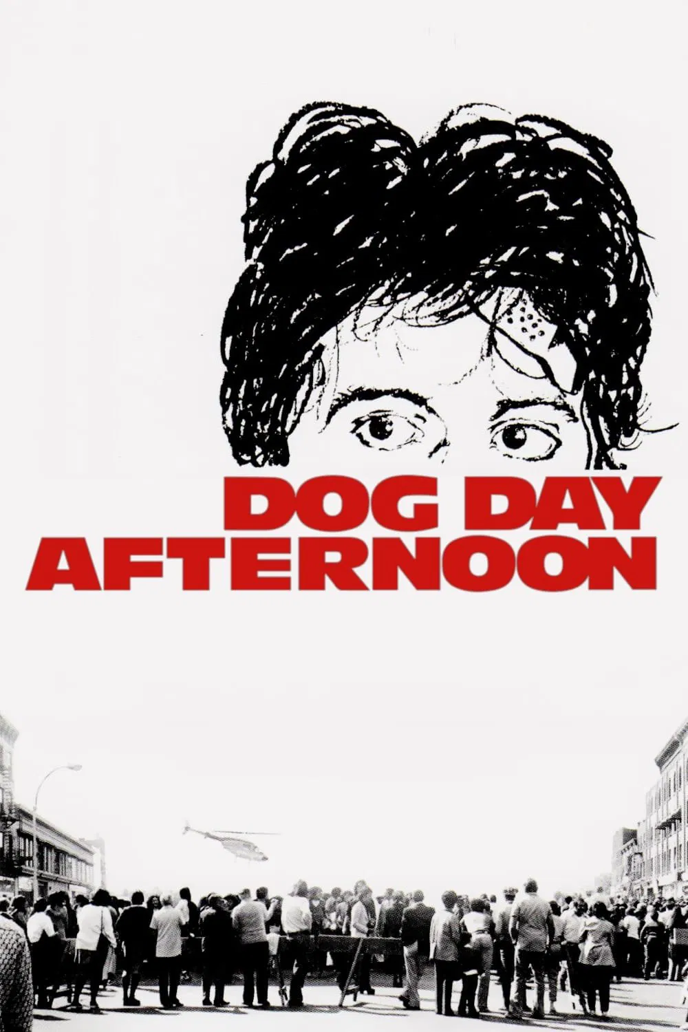 Poster chính thức của phim Phim Hình Sự, Phim Tâm Lý "Buổi Chiều Xui Xẻo" (Dog Day Afternoon - 1975), với sự tham gia của diễn viên Al Pacino và John Cazale.