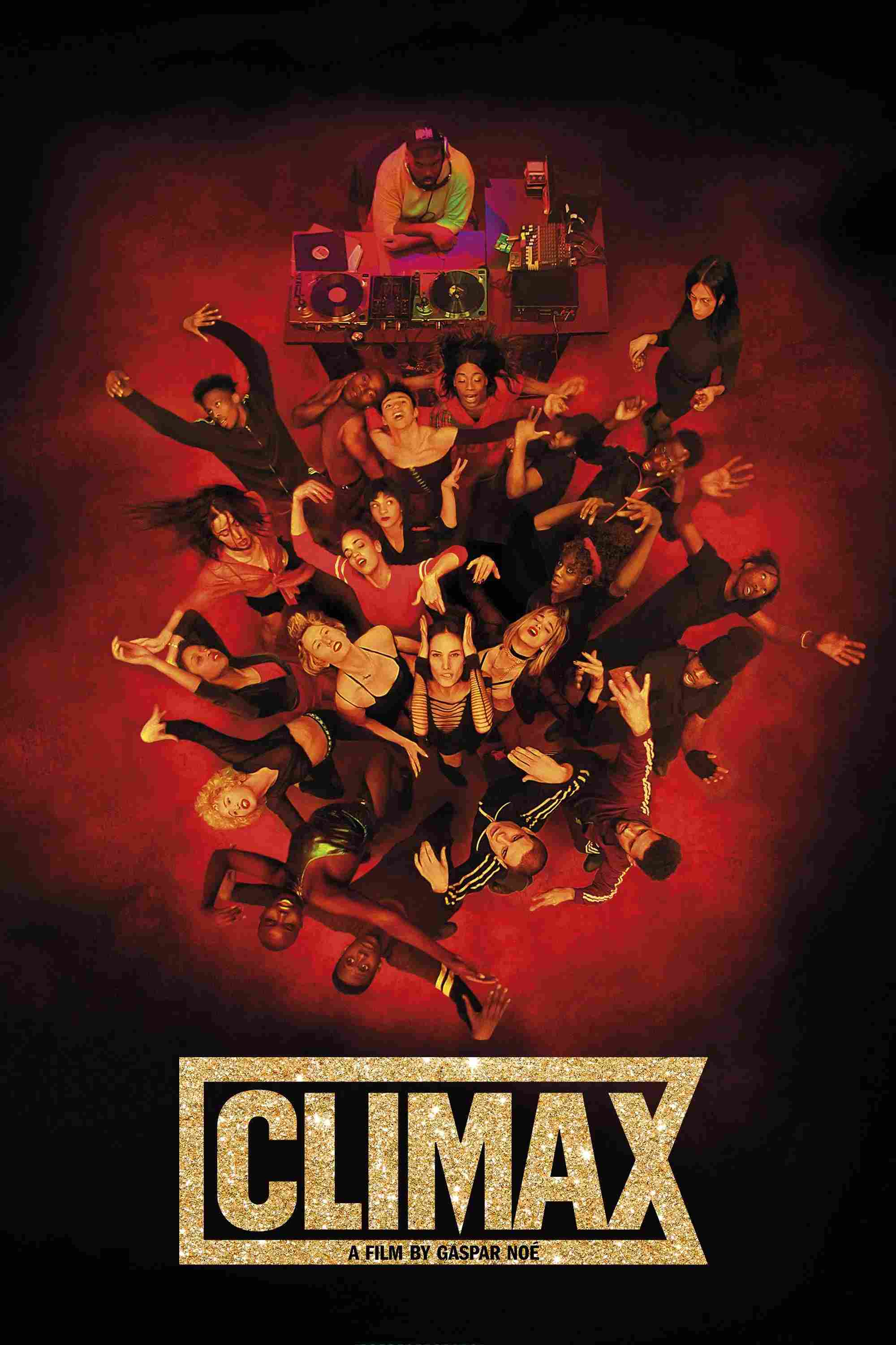 Poster chính thức của phim Phim Kinh Dị, Phim Tâm Lý "Buổi Tiệc Kinh Hoàng" (Climax - 2018), với sự tham gia của diễn viên Sofia Boutella và Romain Guillermic.