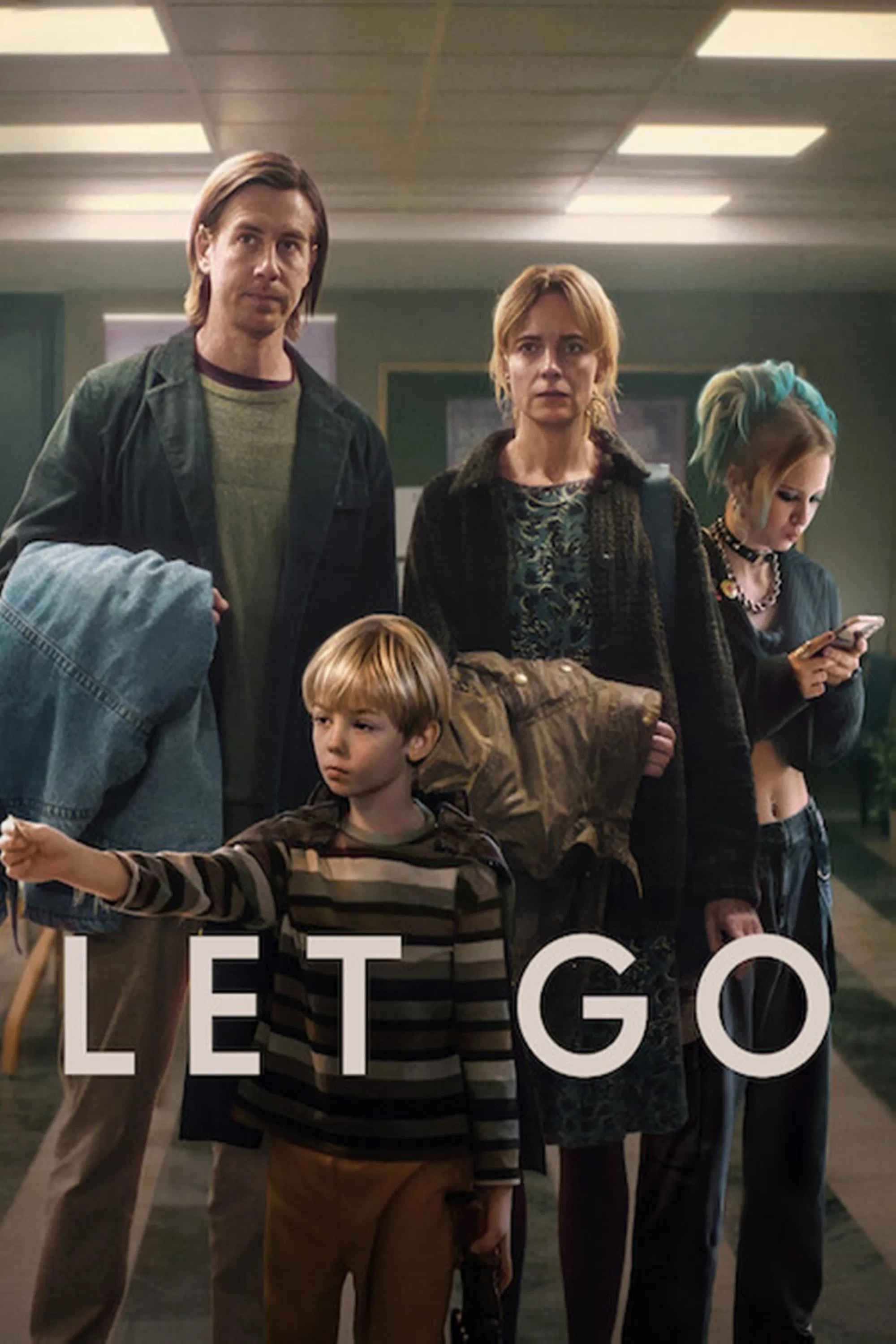 Poster chính thức của phim Phim Tâm Lý "Buông Bỏ" (Let Go - 2024), với sự tham gia của diễn viên Josephine Bornebusch và Pål Sverre Hagen.