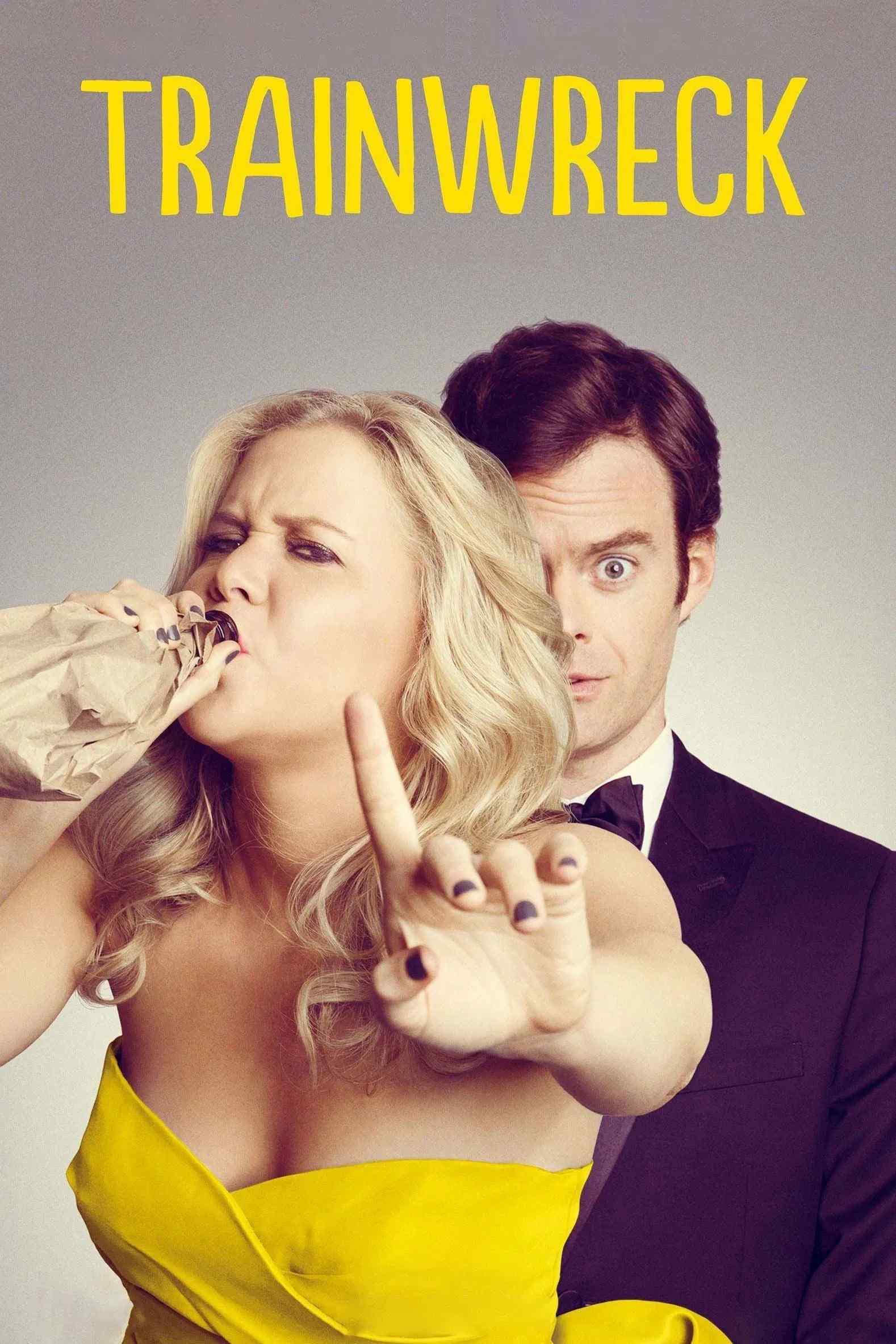 Poster chính thức của phim Phim Hài, Phim Tình Cảm "Buông Thả" (Trainwreck - 2015), với sự tham gia của diễn viên Amy Schumer và Bill Hader.