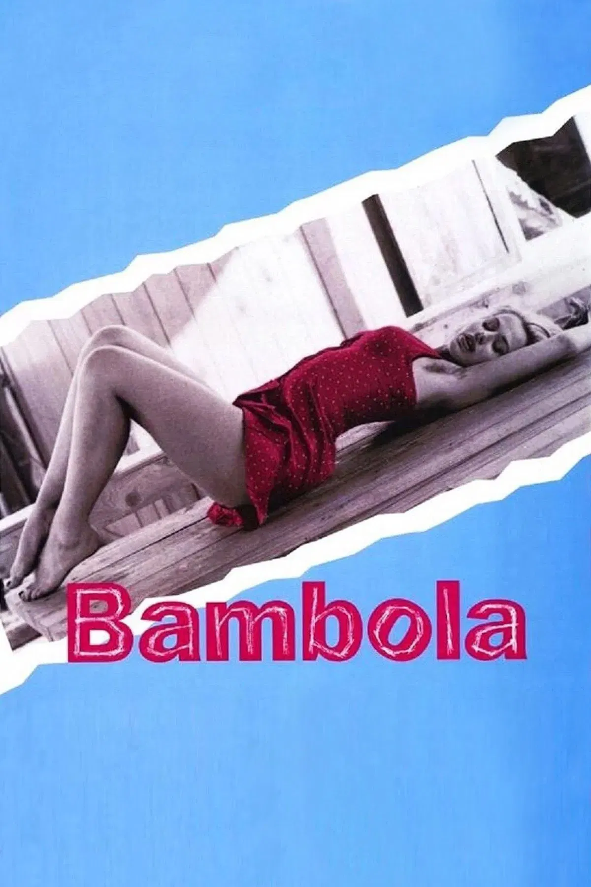 Poster chính thức của phim Phim Hài, Phim Tâm Lý "Búp bê" (Bambola - 1996), với sự tham gia của diễn viên Valeria Marini và Stefano Dionisi.
