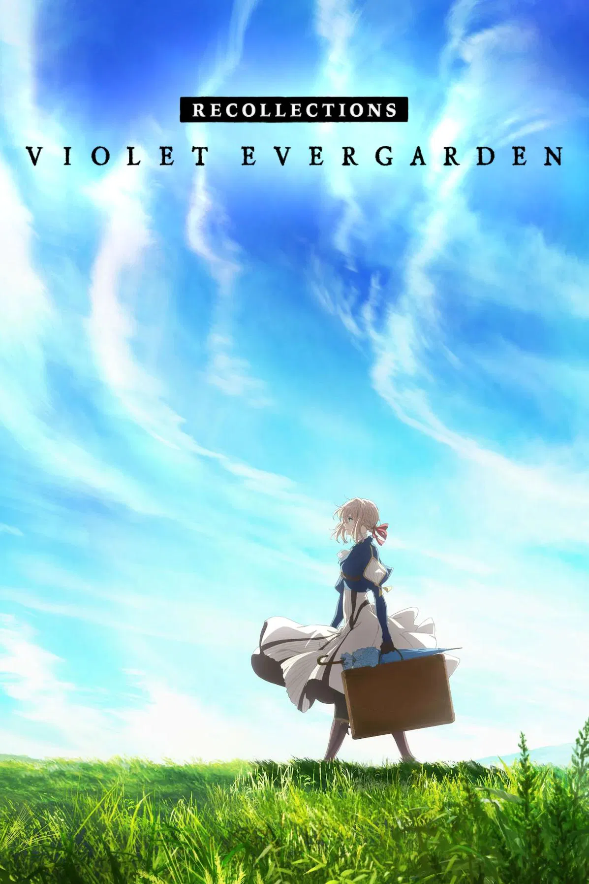 Poster chính thức của phim Phim Viễn Tưởng, Phim Tâm Lý "Búp bê ký ức: Hồi tưởng" (Violet Evergarden: Recollections - 2021), với sự tham gia của diễn viên Yui Ishikawa và Daisuke Namikawa.