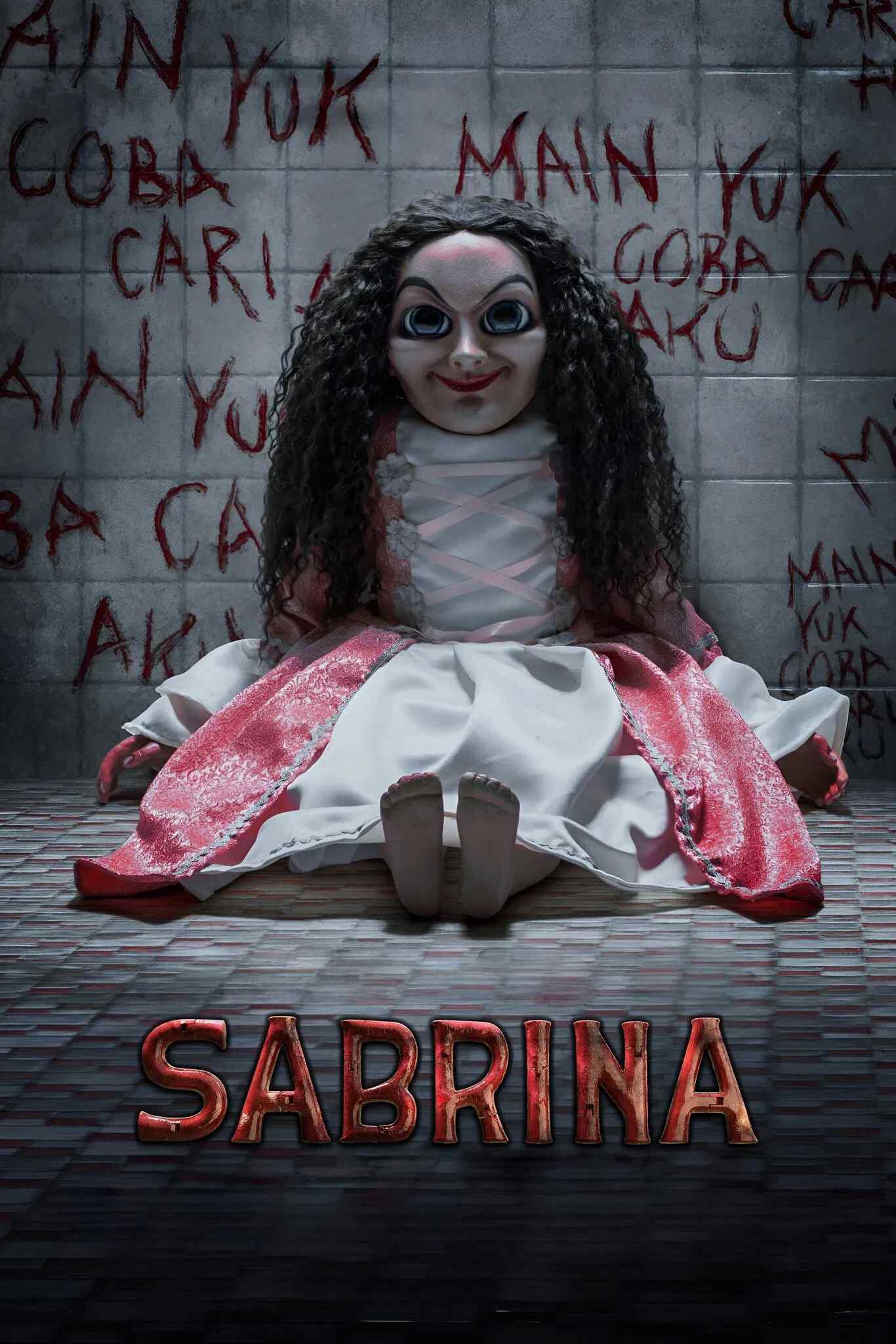 Poster chính thức của phim Phim Kinh Dị, Phim Giật Gân "Búp Bê Ma Sabrina" (Sabrina - 2018), với sự tham gia của diễn viên Luna Maya và Christian Sugiono.
