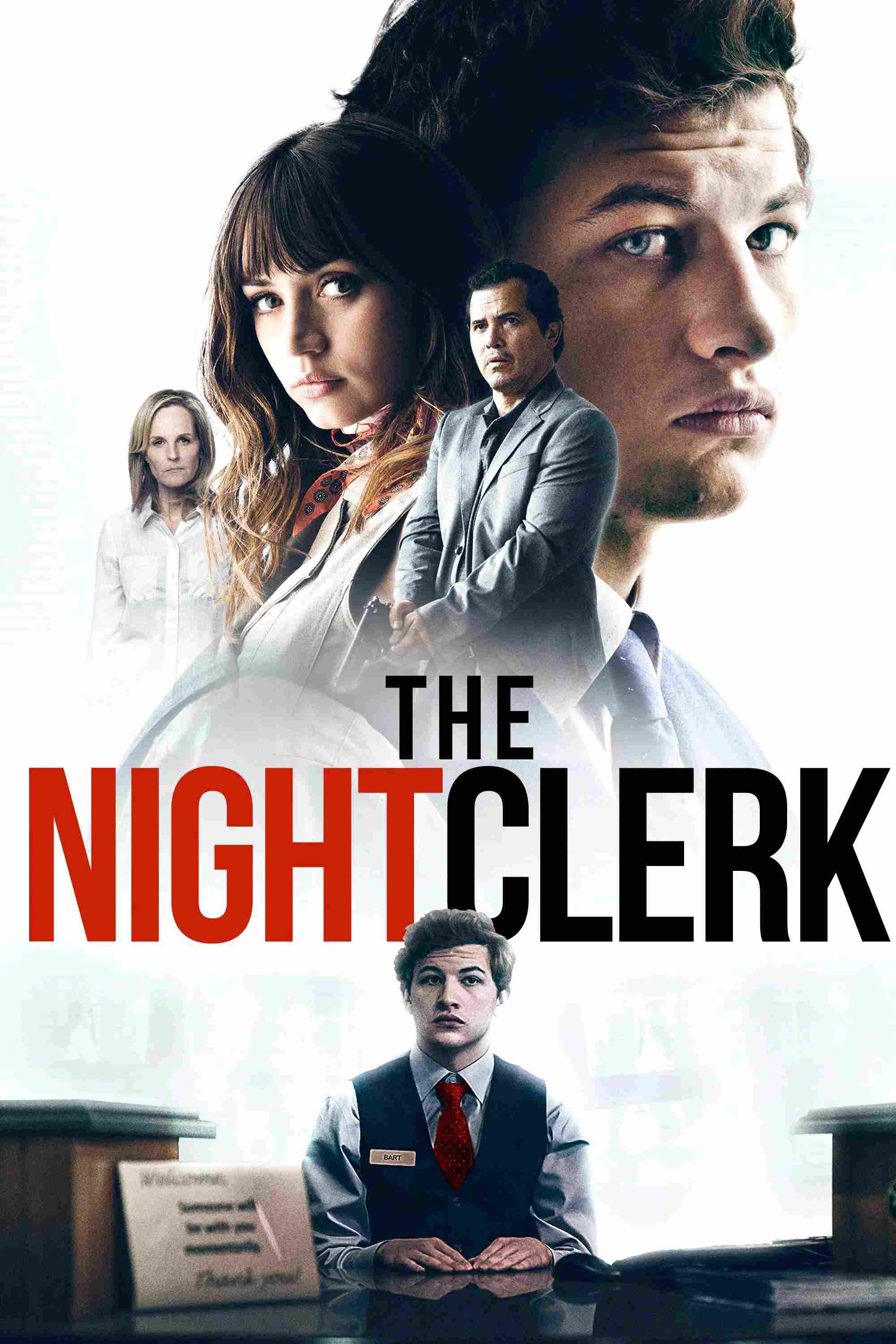 Poster chính thức của phim Phim Giật Gân, Phim Hình Sự "Ca Đêm" (The Night Clerk - 2020), với sự tham gia của diễn viên Tye Sheridan và Ana de Armas.