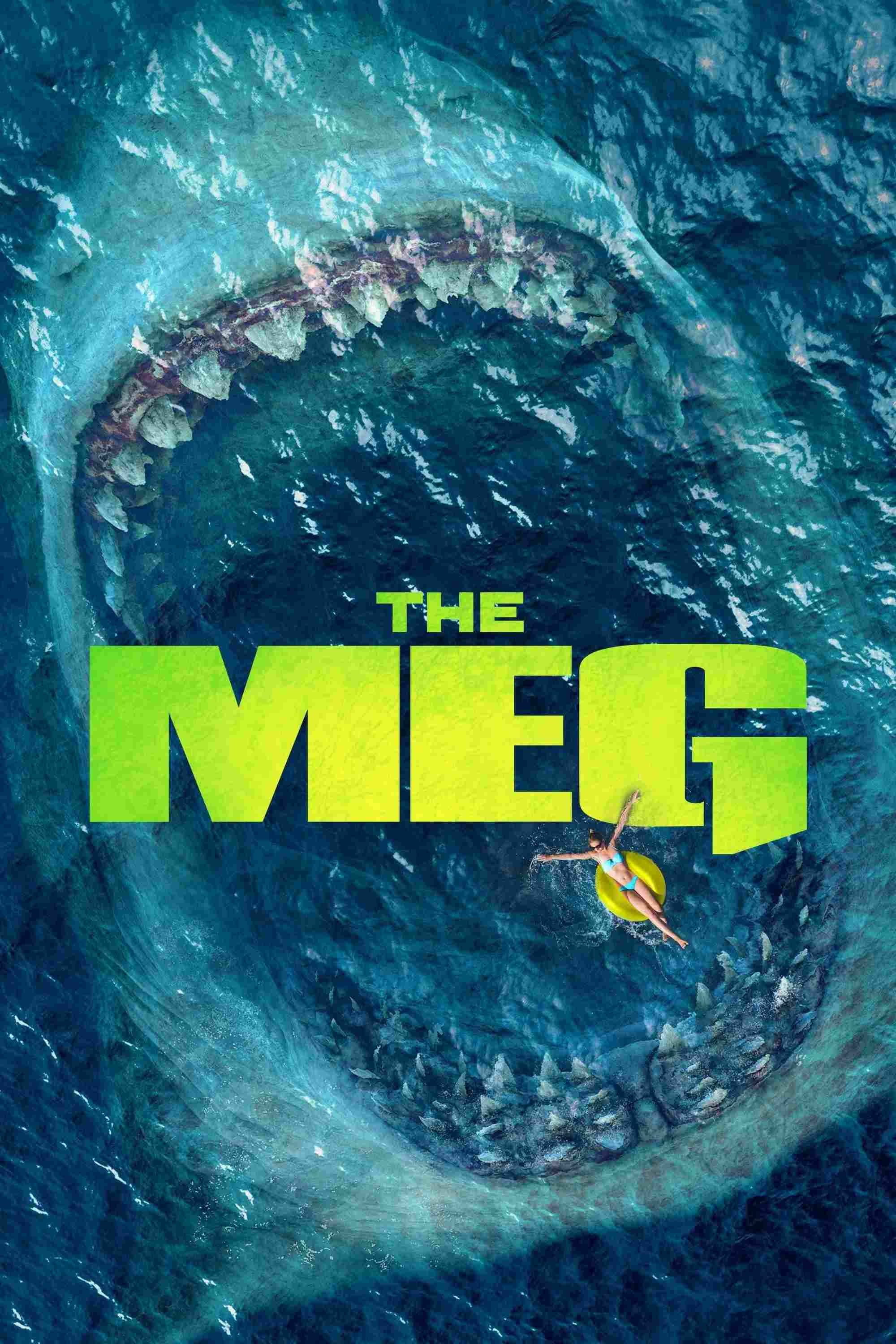 Poster chính thức của phim Phim Hành Động, Phim Viễn Tưởng "Cá Mập Siêu Bạo Chúa" (The Meg - 2018), với sự tham gia của diễn viên Jason Statham và Lý Băng Băng.